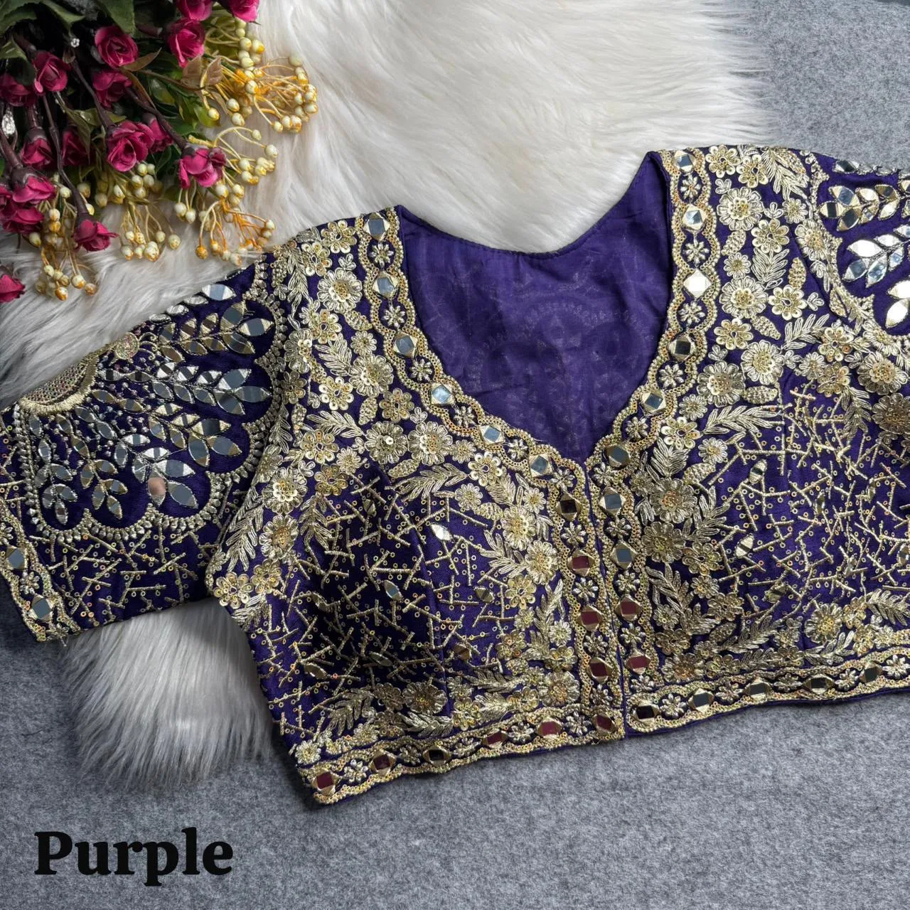 3 D Peacock Pure Blouse 8
