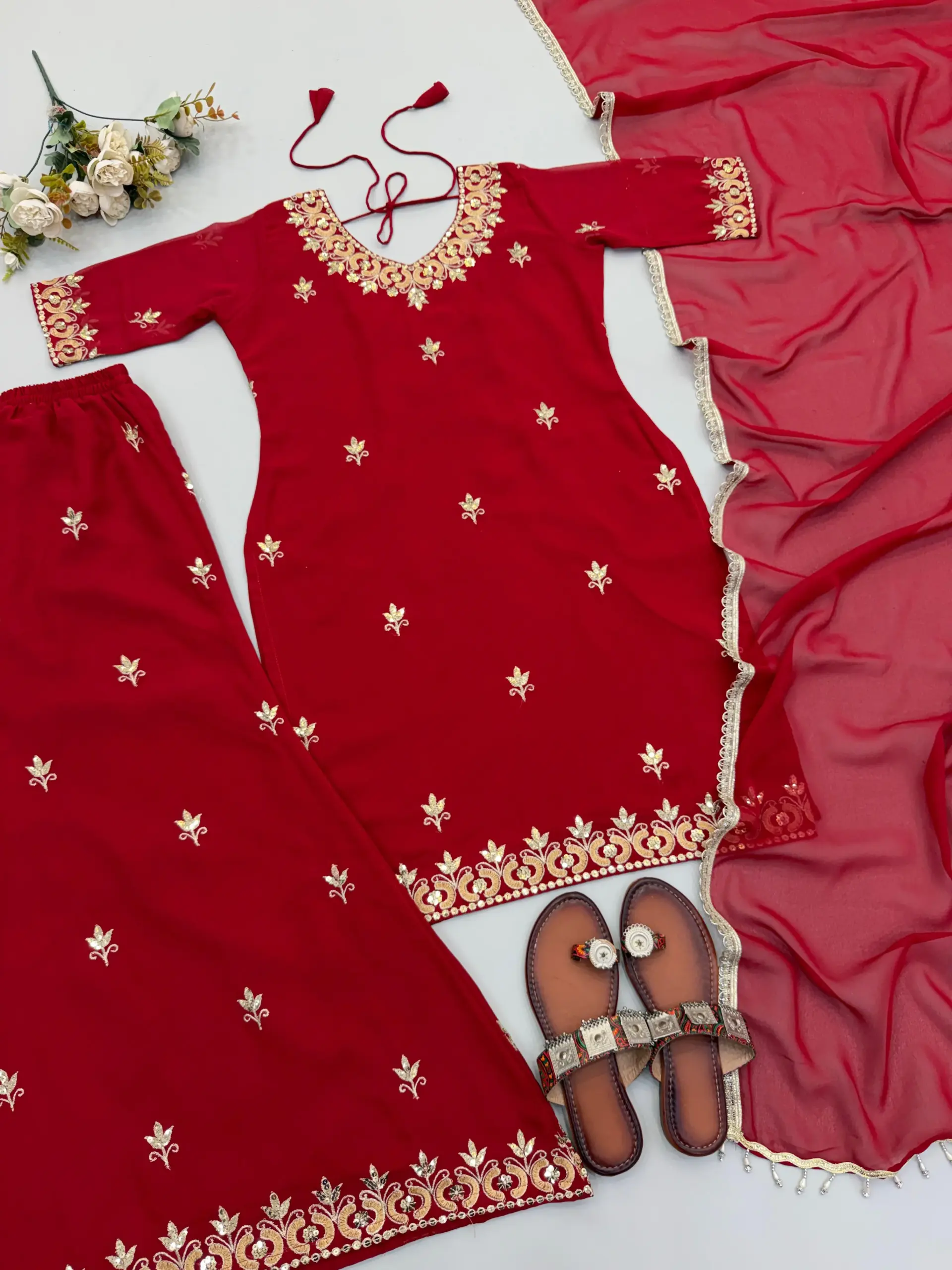 3174 ZSR 3174 Fox Georgette Readymade Dress 2