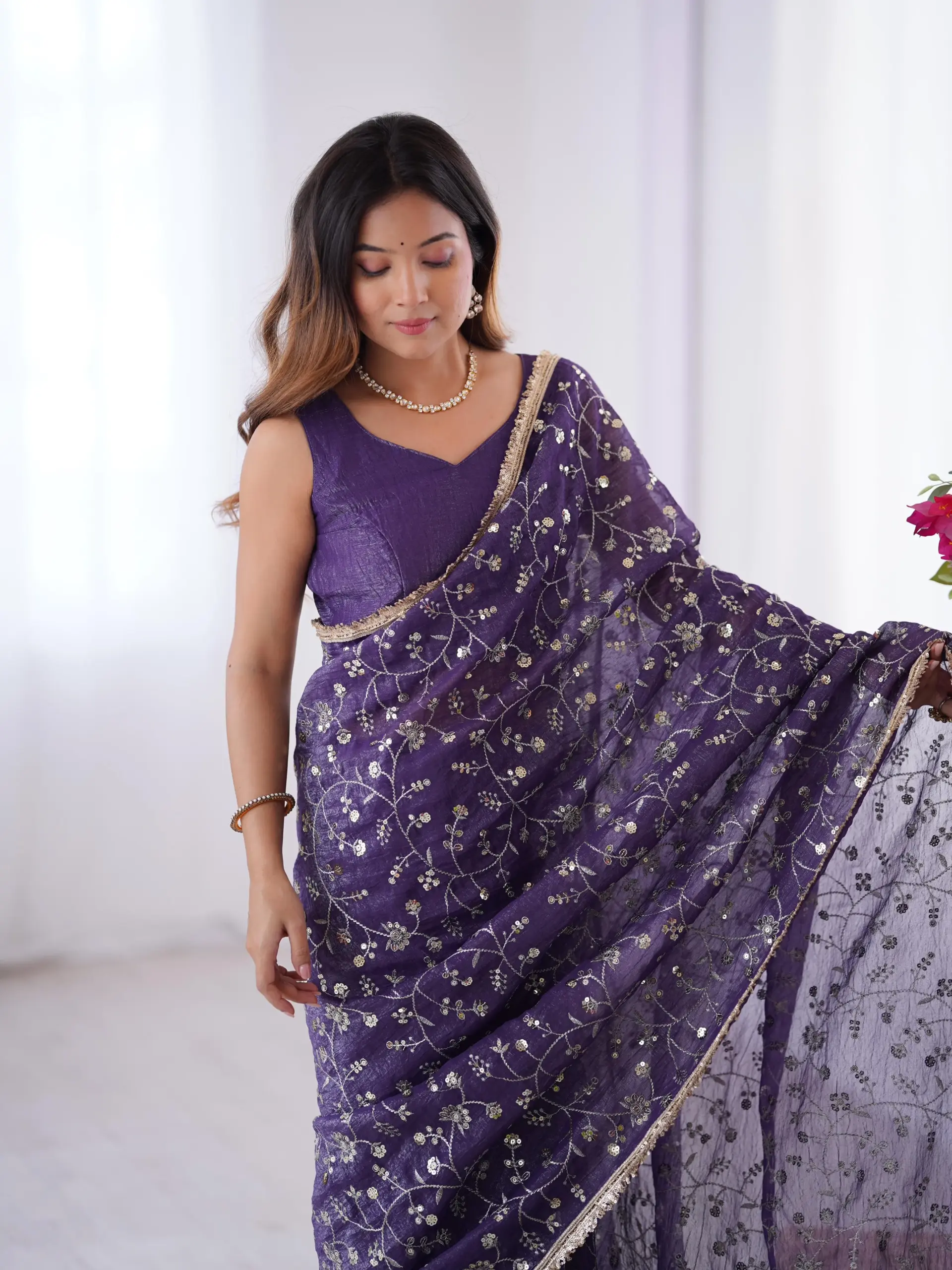 5296 SRK 5296 Crunchy Silk Sarees Design 2714 2
