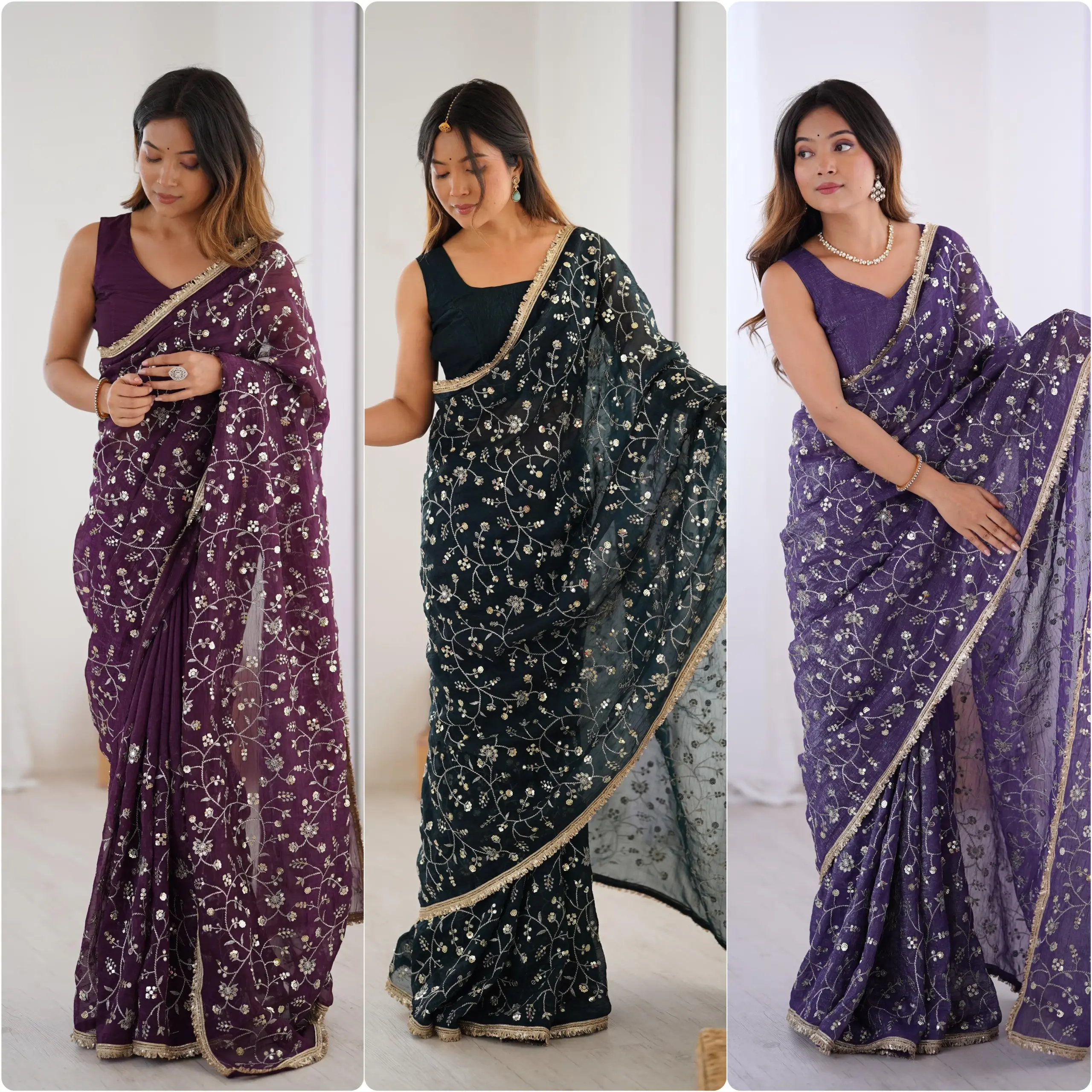 5296 SRK 5296 Crunchy Silk Sarees Design 2714 3
