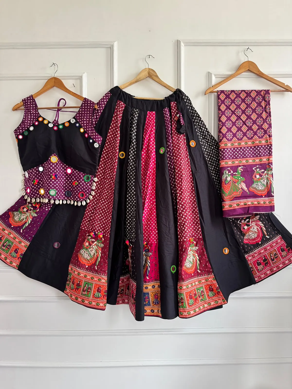 Ajrakh Cotton Lehenga Choli