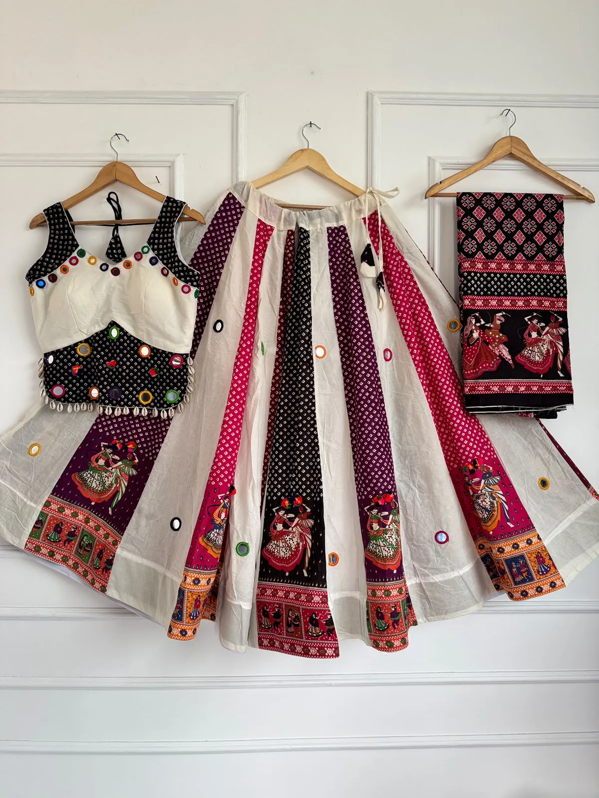 Ajrakh Cotton Lehenga Choli 11