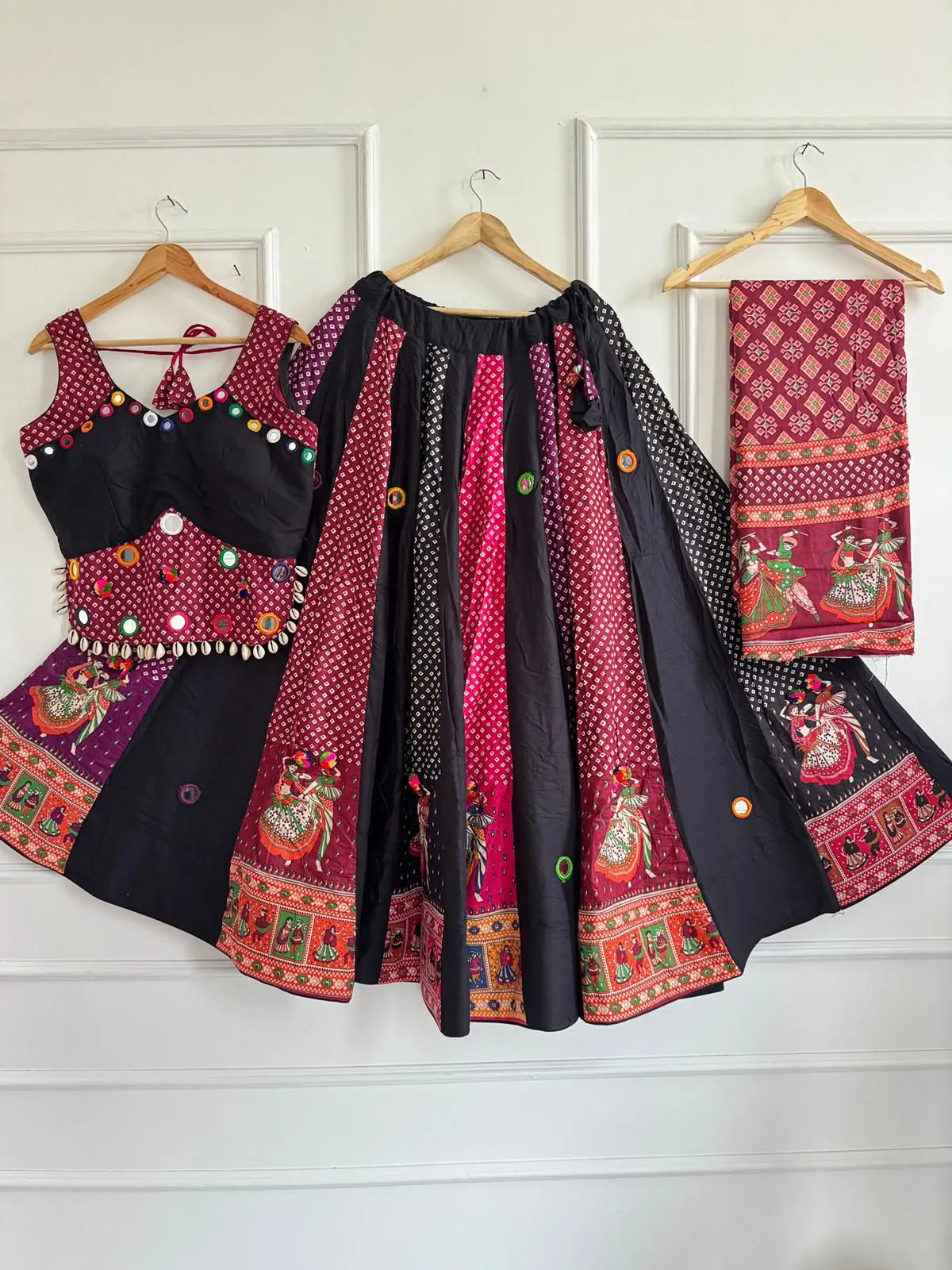 Ajrakh Cotton Lehenga Choli 9