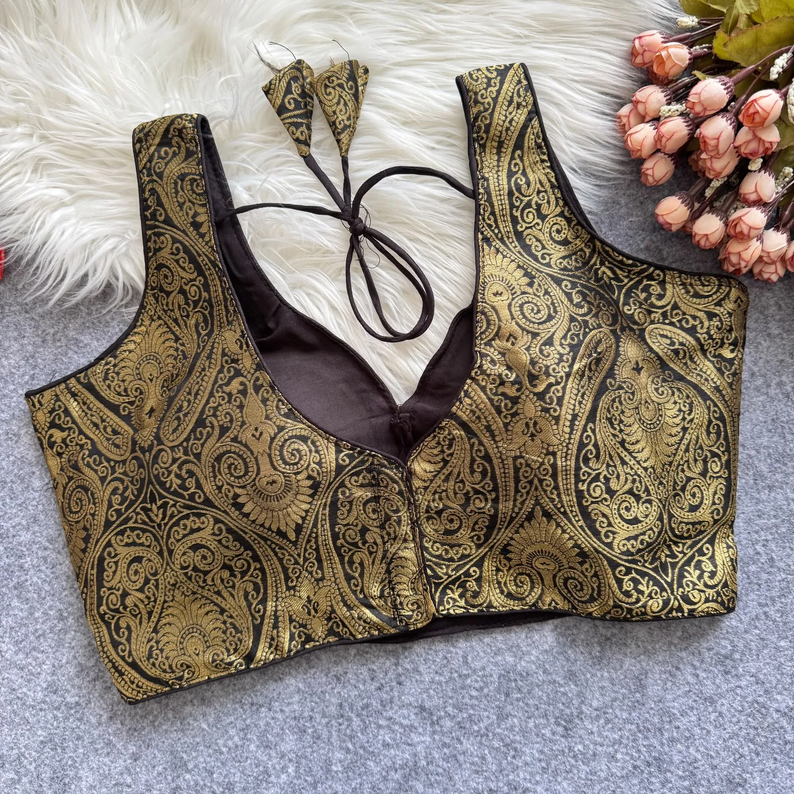 Bollywood Pure Banarasi Silk Blouse 10