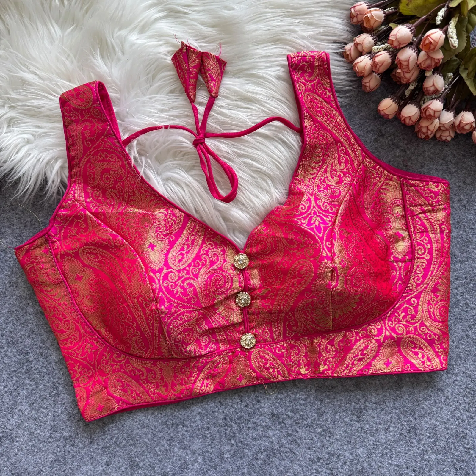 Bollywood Pure Banarasi Silk Blouse 12