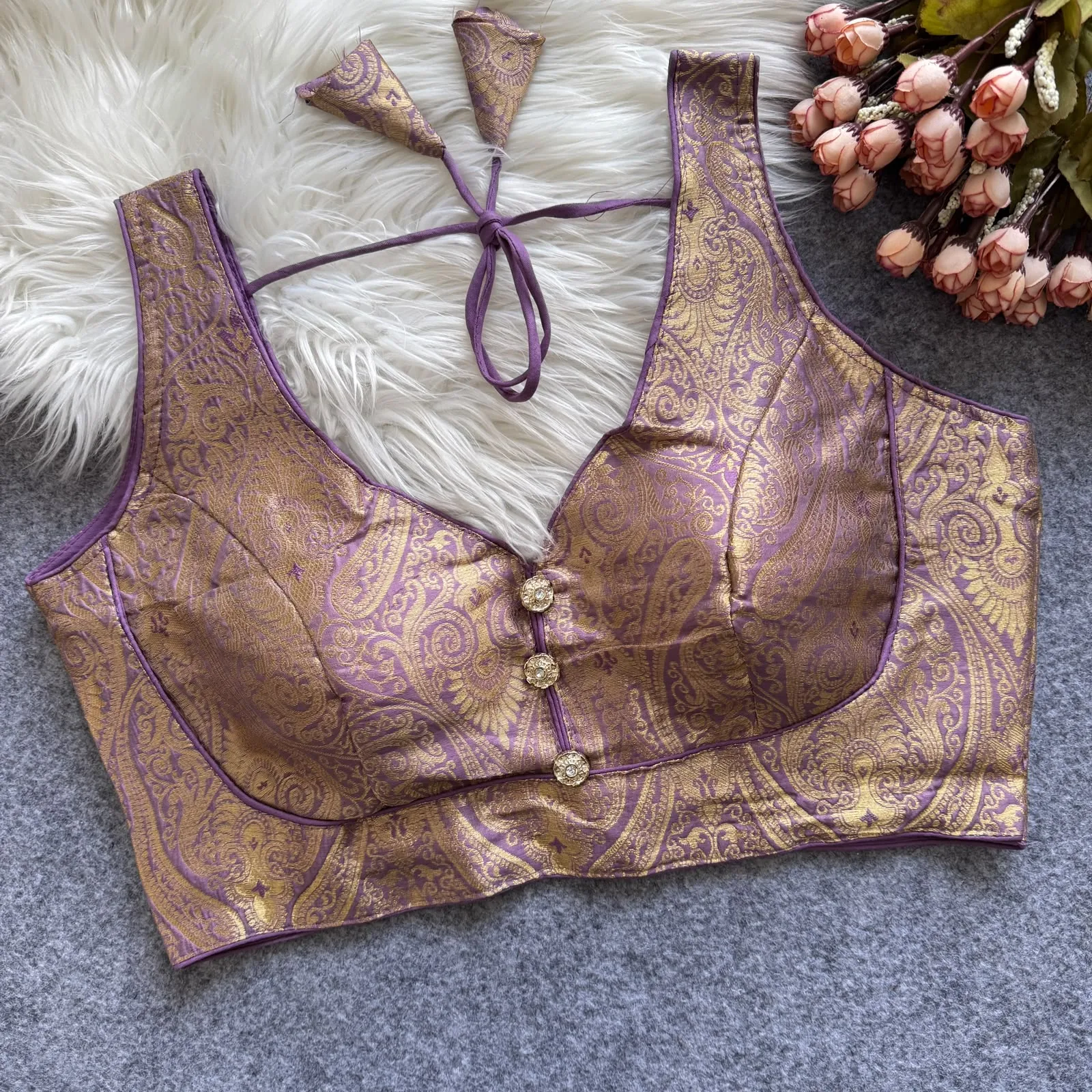 Bollywood Pure Banarasi Silk Blouse 13