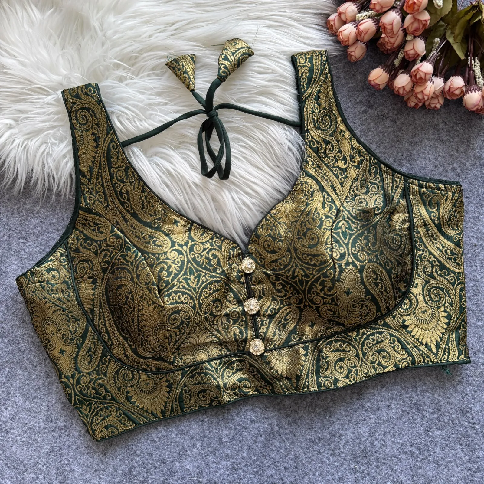 Bollywood Pure Banarasi Silk Blouse 15