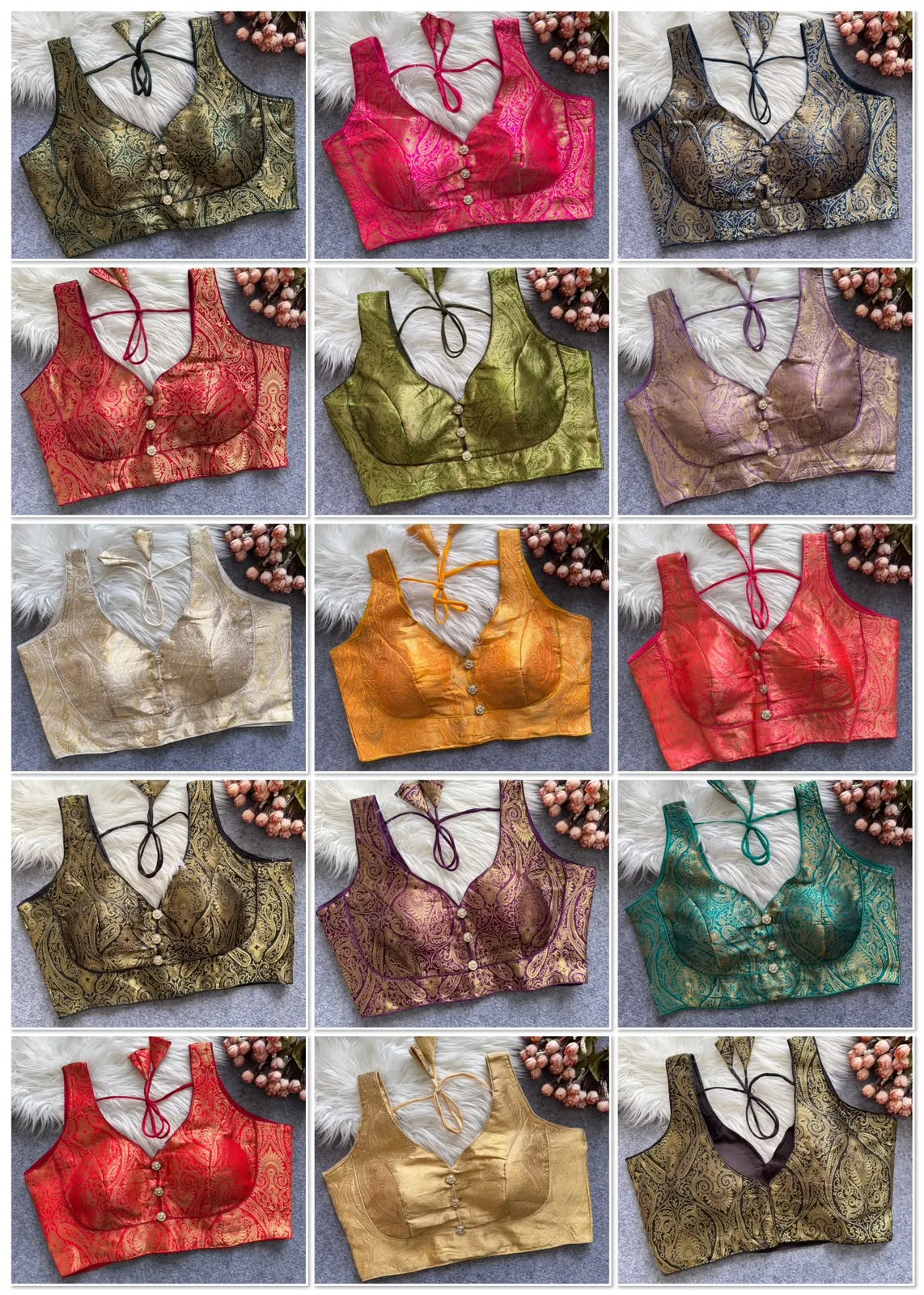Bollywood Pure Banarasi Silk Blouse 6