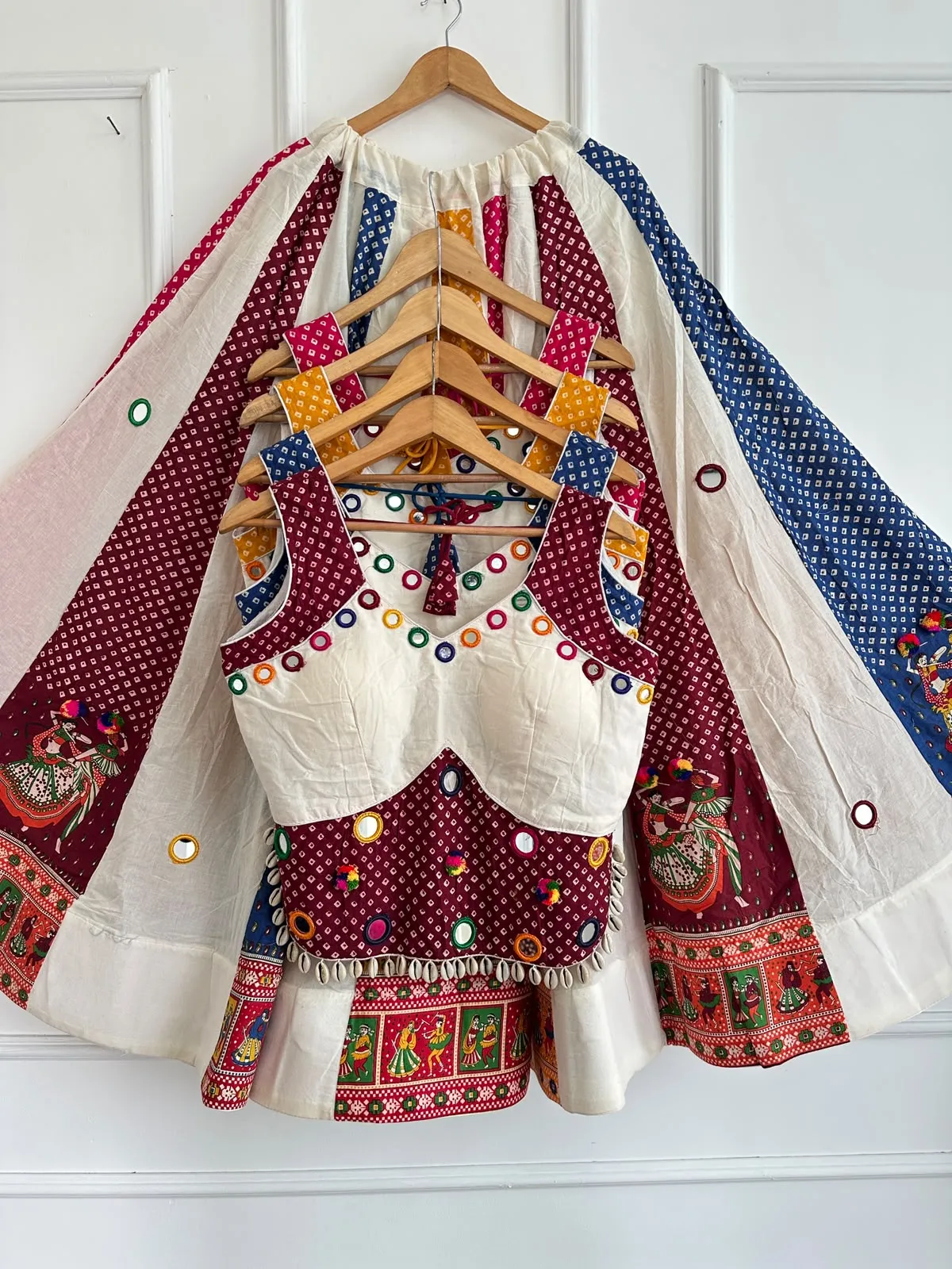 Chaniyacholi Pure Ajrakh Cotton Lehenga Choli 5