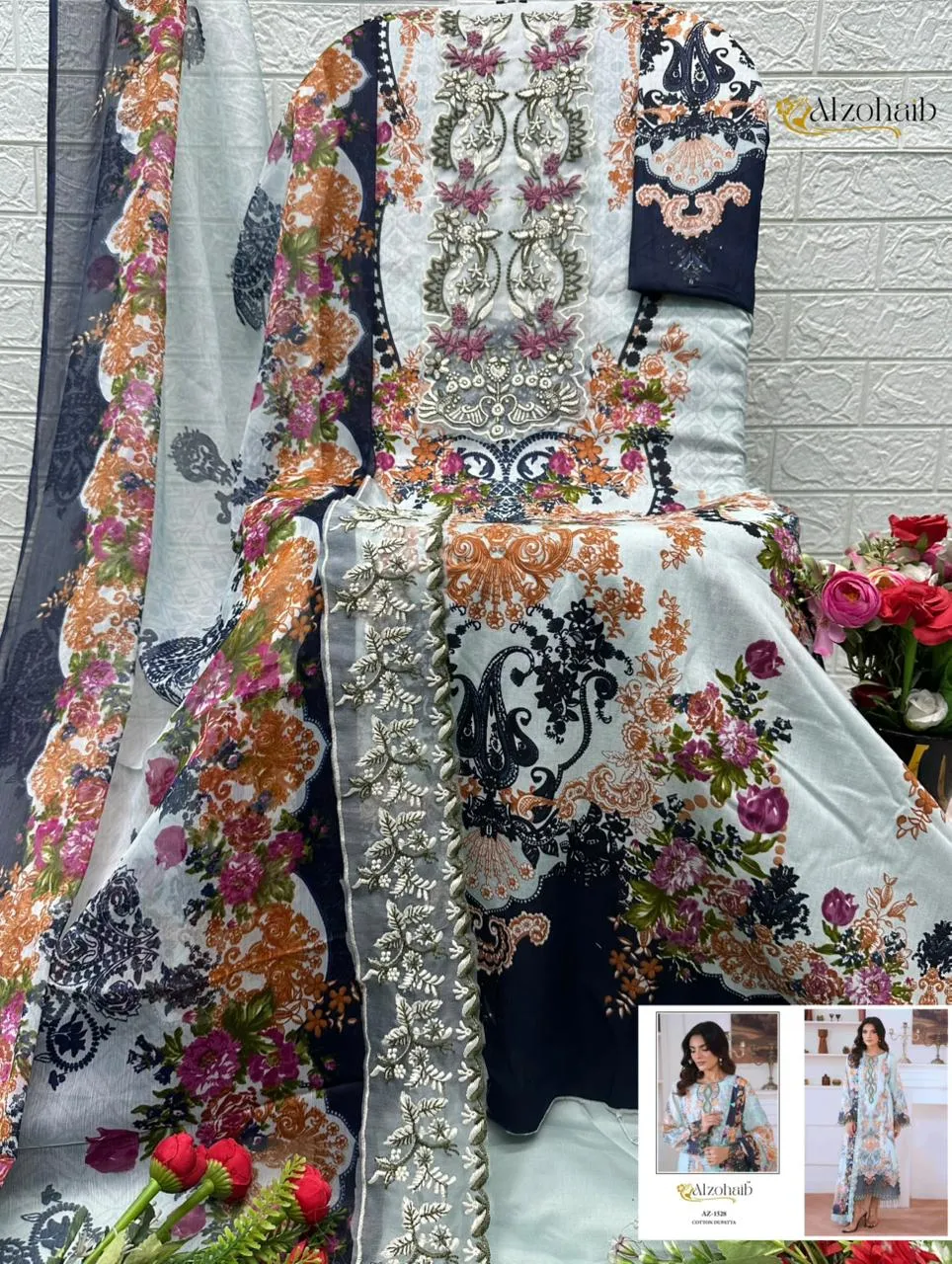 Dear Az 1526 1527 1528 1529 Pure Cotton Pakistani Suits