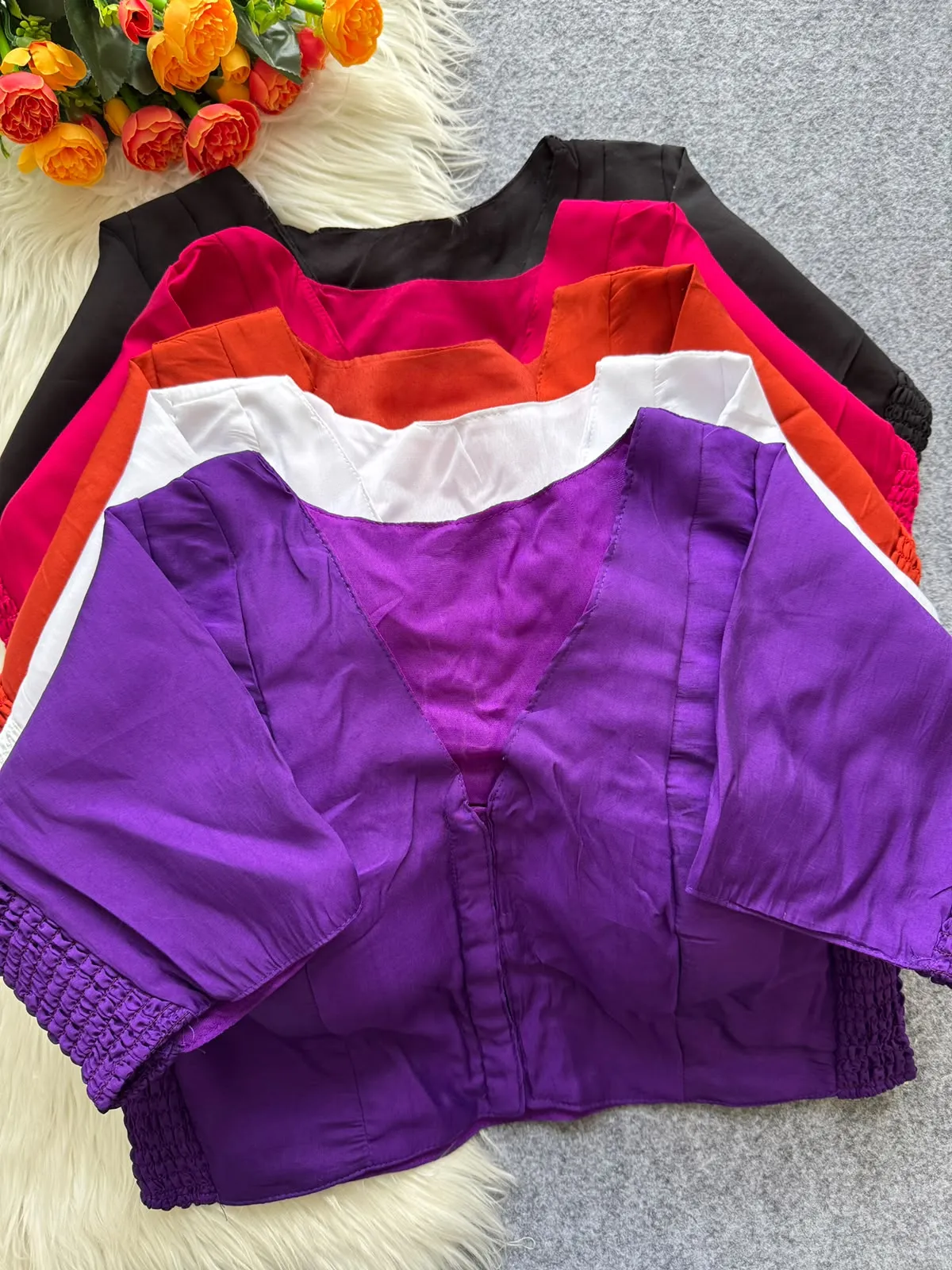 Design Number 2608 Pure Roman Silk Blouse 5