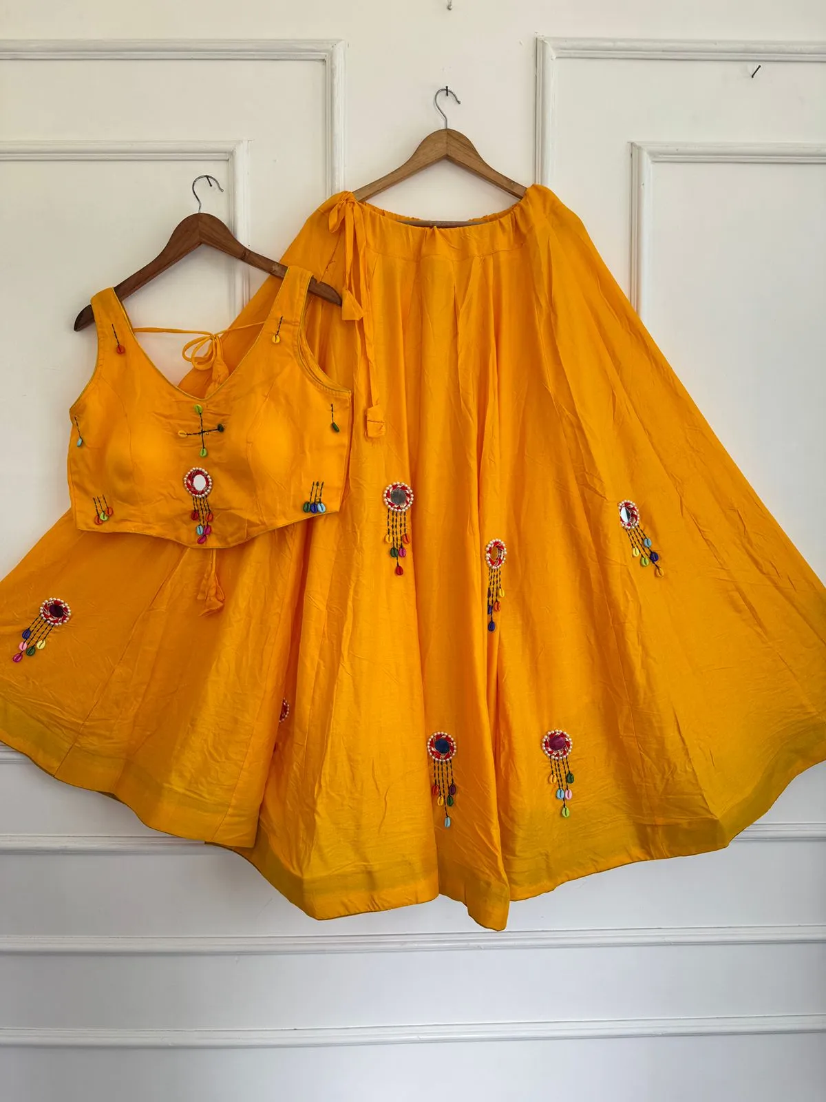Design Number 2616 Slub Cotton Lehenga Choli 5