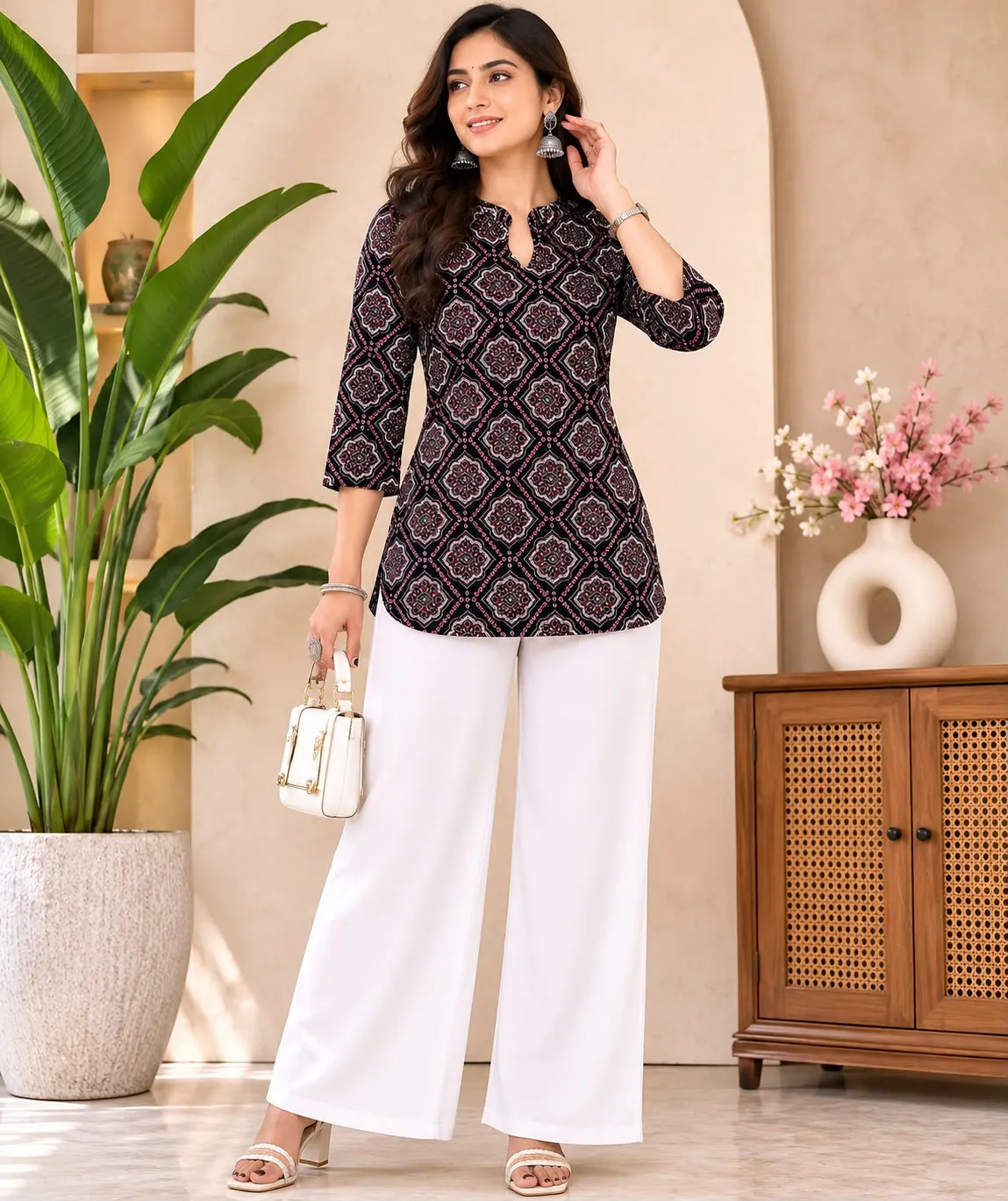 FVD Jalpari Rayon Slub Kurti Pant Set 2