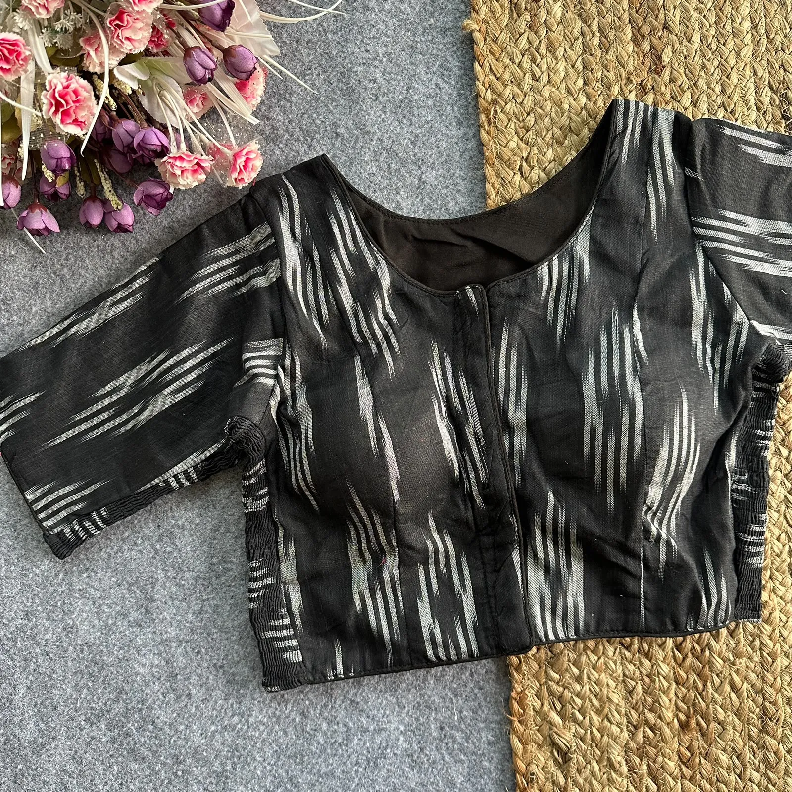 Ikkat Pure Ikkat Cotton Blouse