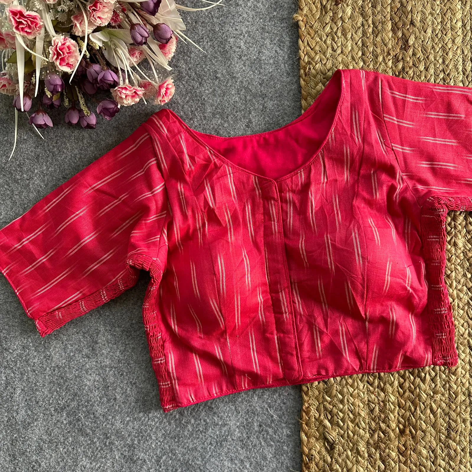 Ikkat Pure Ikkat Cotton Blouse 2