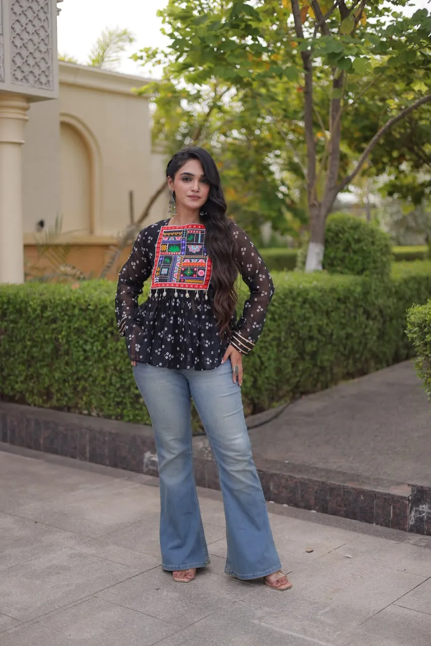 KA 5079 Full Stitched Kurtis