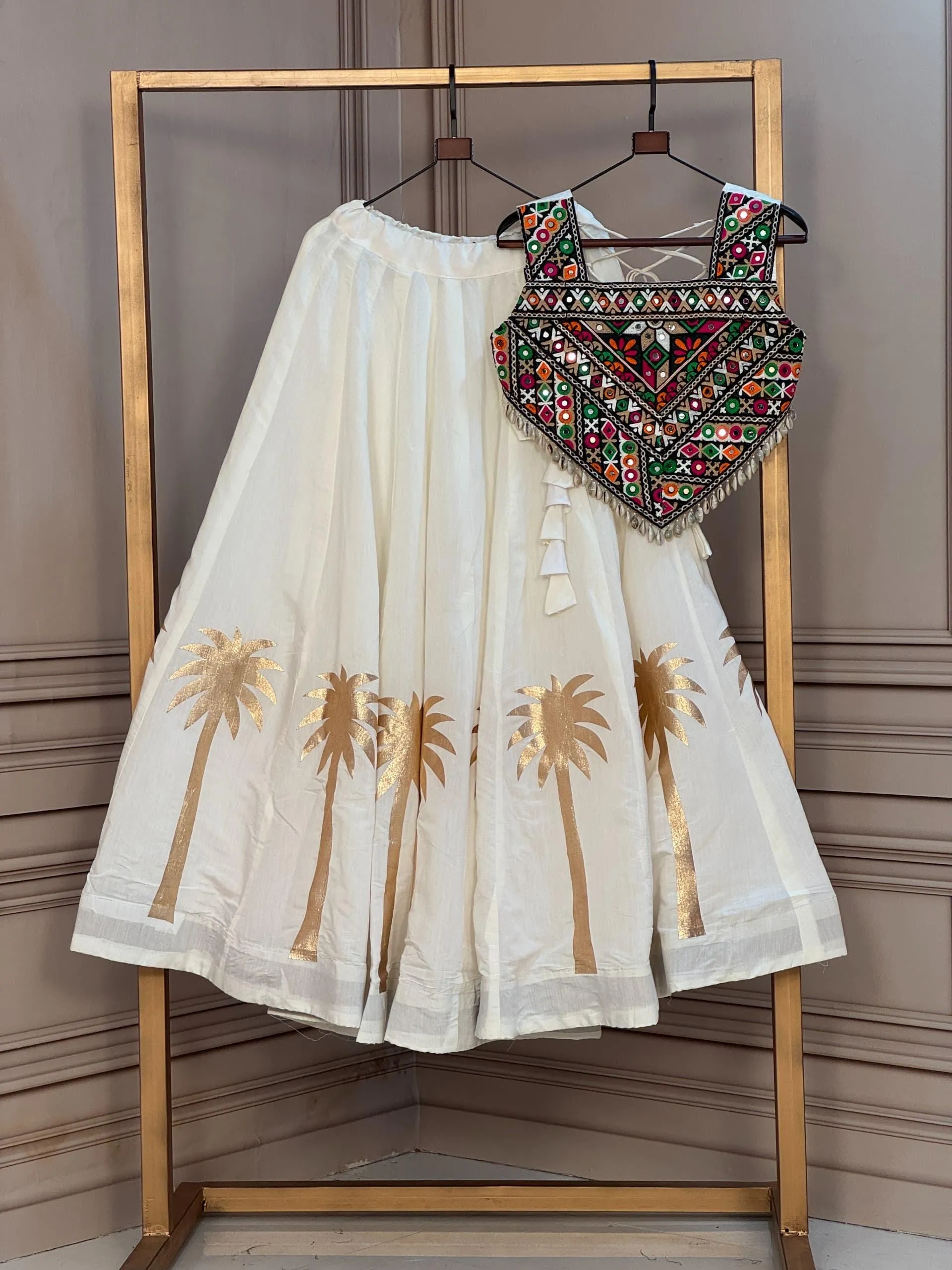 LW 7171 Maroon Full Stitched Lehenga Choli