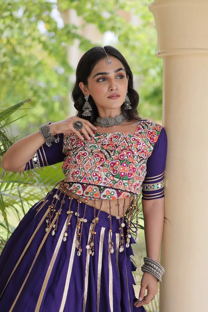 LW 7184 Maroon 14 Kg Reyon Lehenga Choli