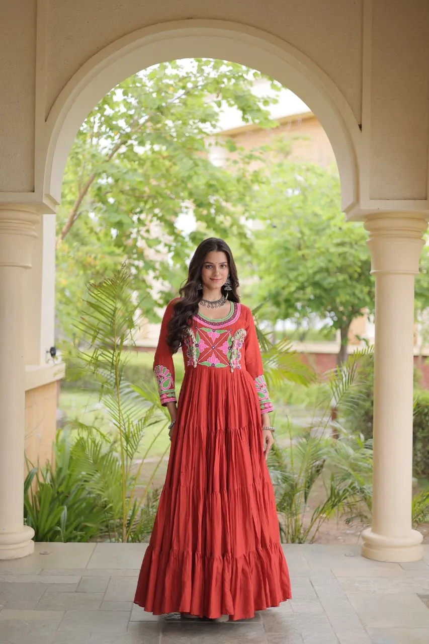 LW 9350 Purple Kora Cotton Gown 3