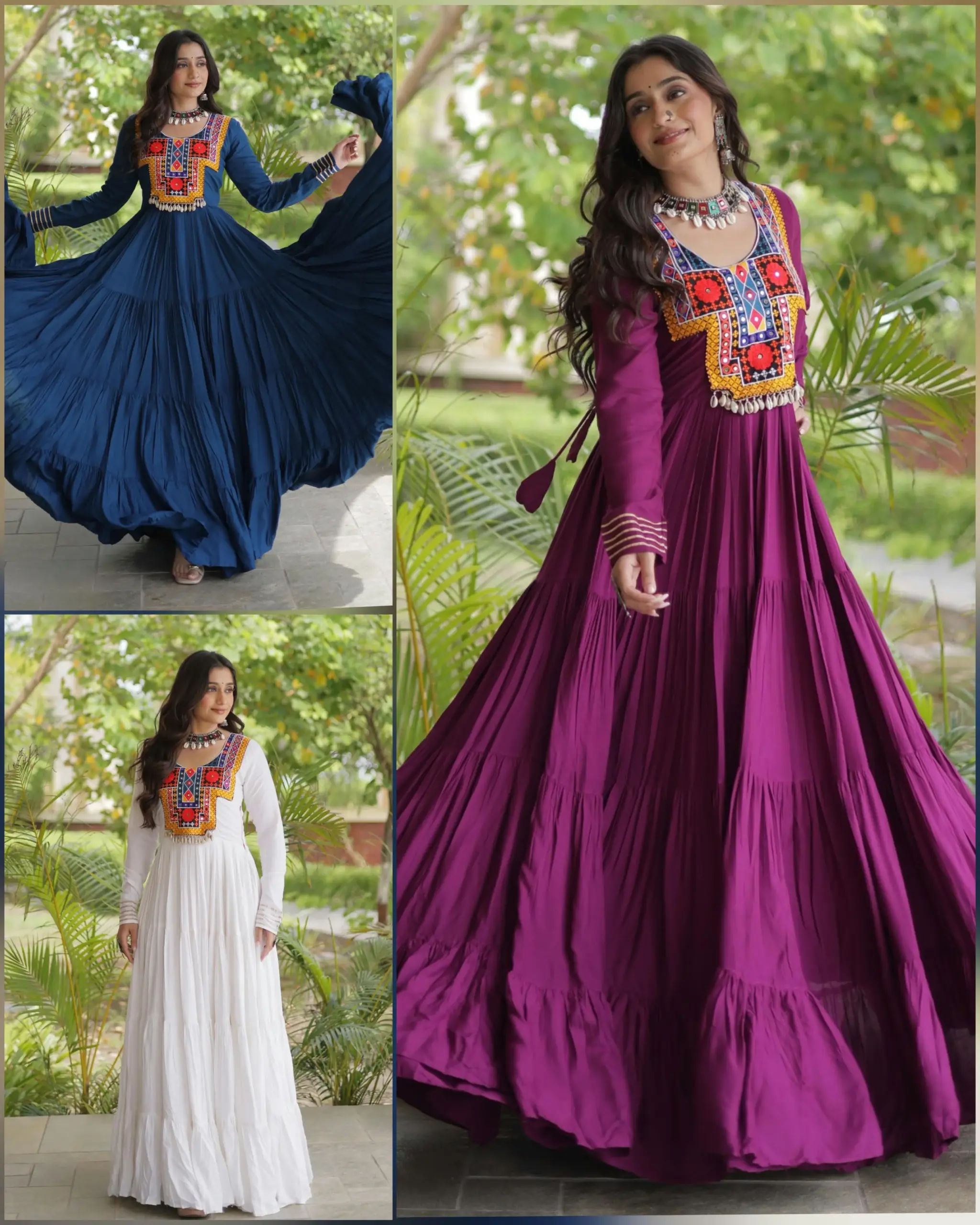 LW 9352 Wine 14 Kg Reyon Gown 3