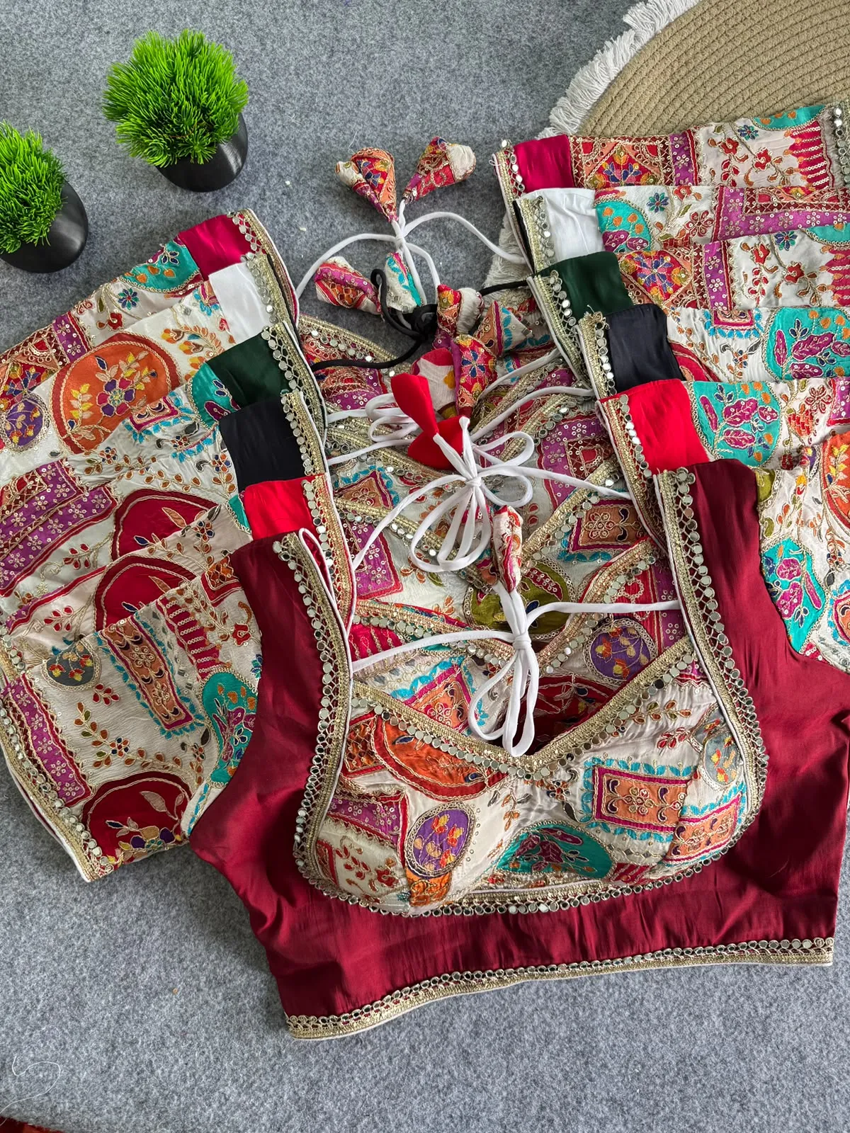 Mumtaz Pure Crape Silk Blouse 3