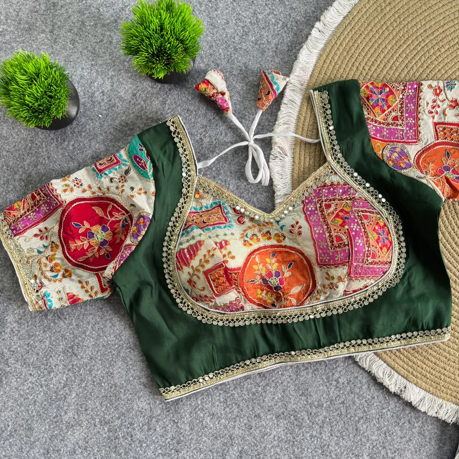 Mumtaz Pure Crape Silk Blouse 4