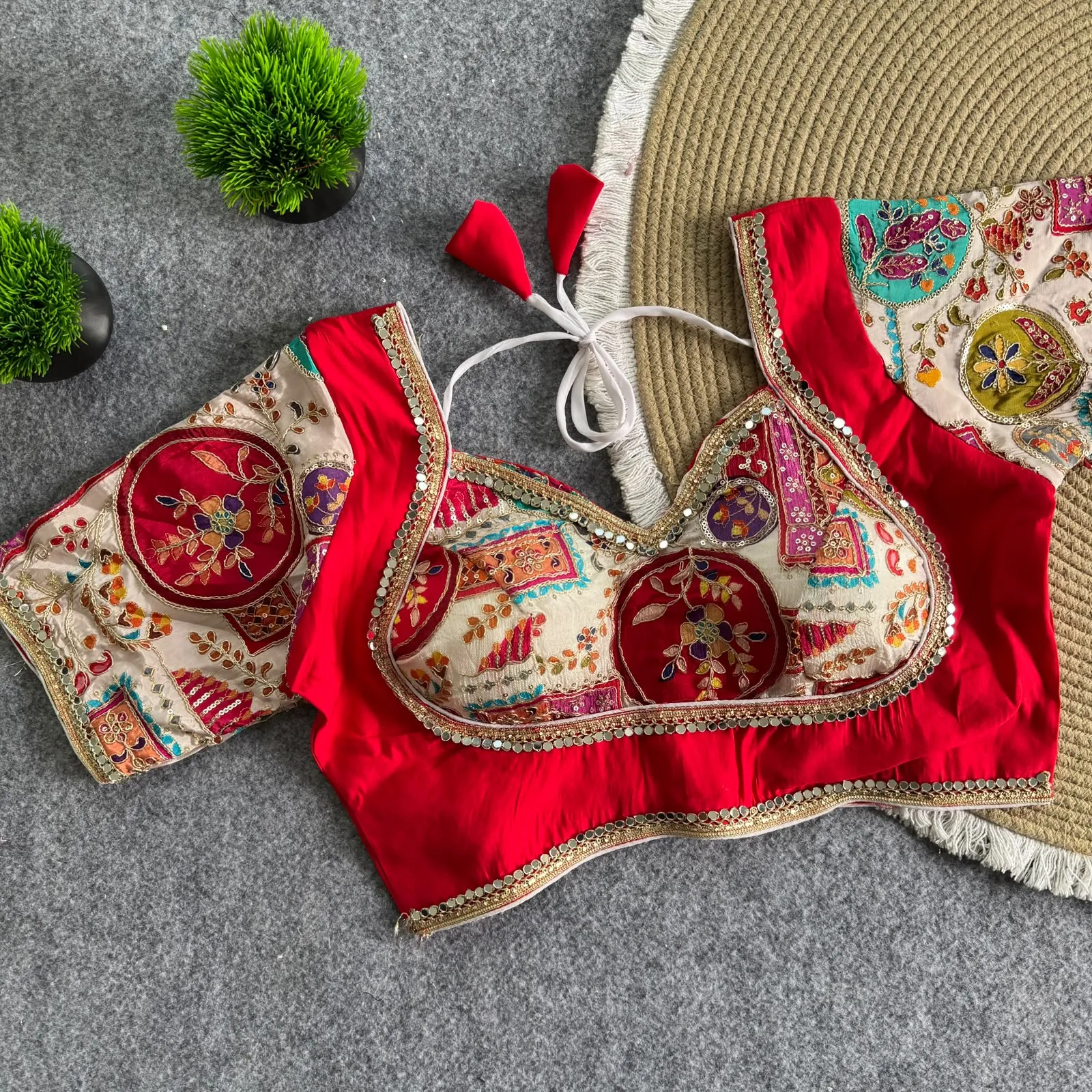 Mumtaz Pure Crape Silk Blouse 6
