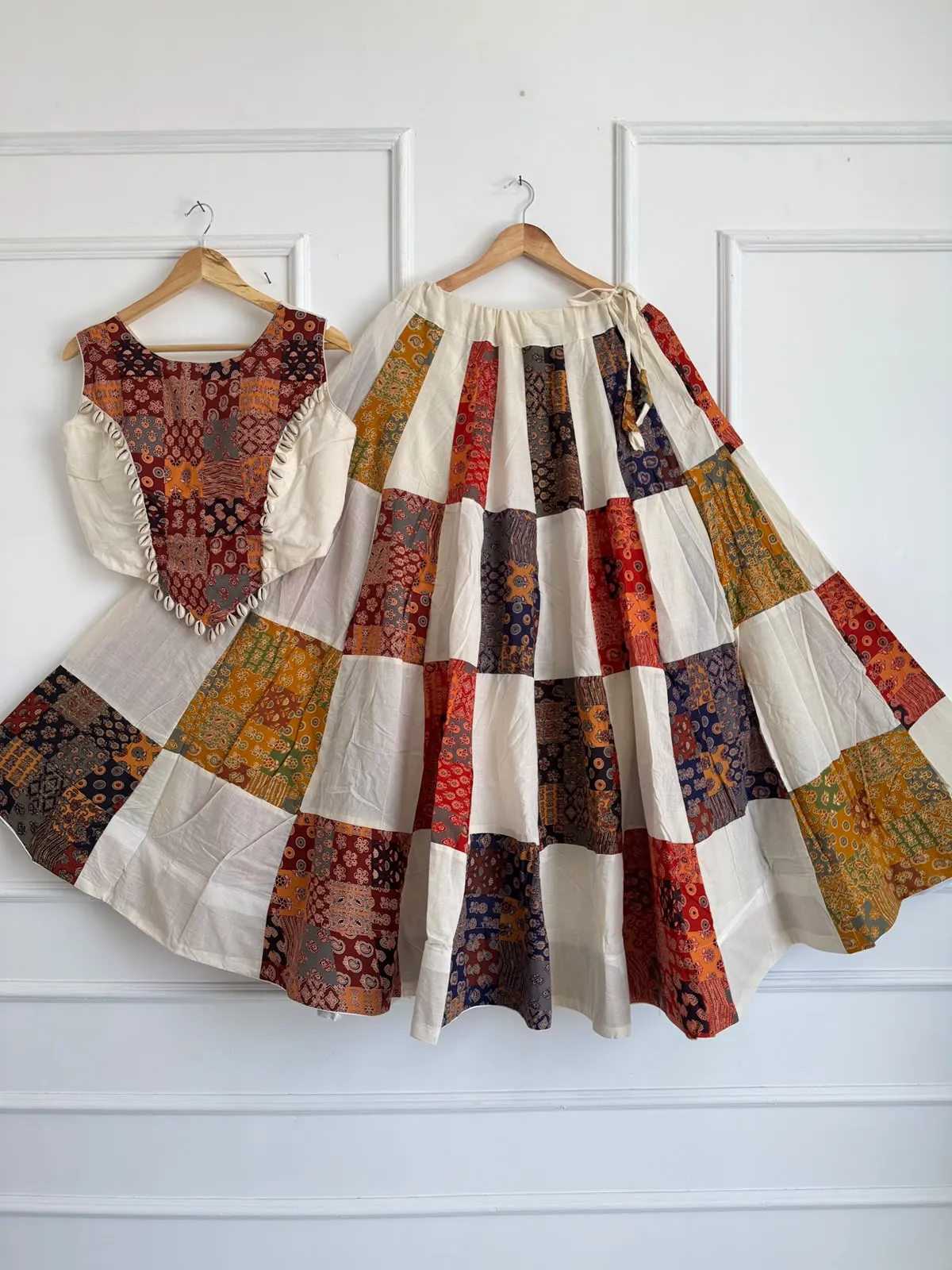 Navratri Ajrakh Cotton Lehenga Choli 3