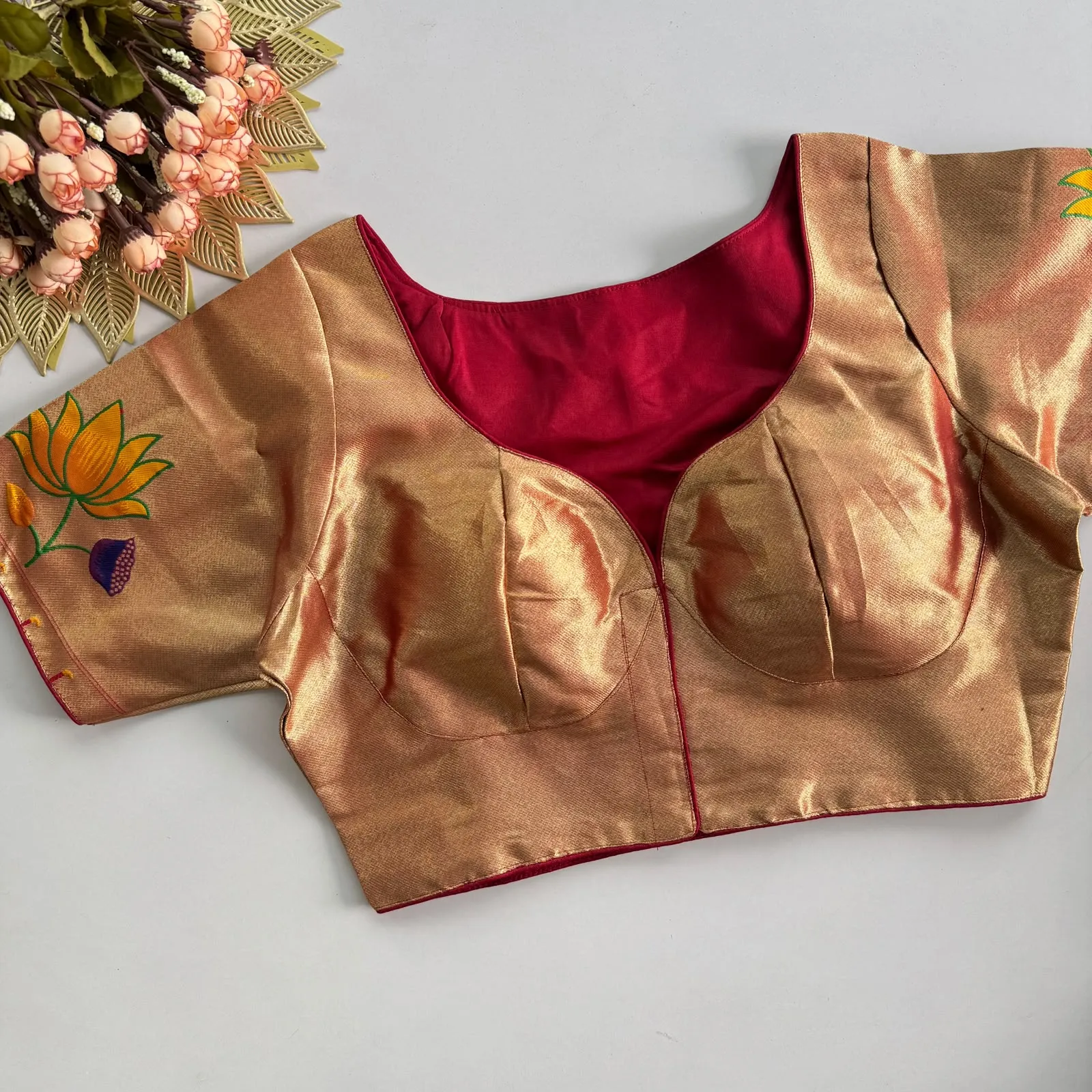 Paithani 02 Paithani Silk Blouse 8