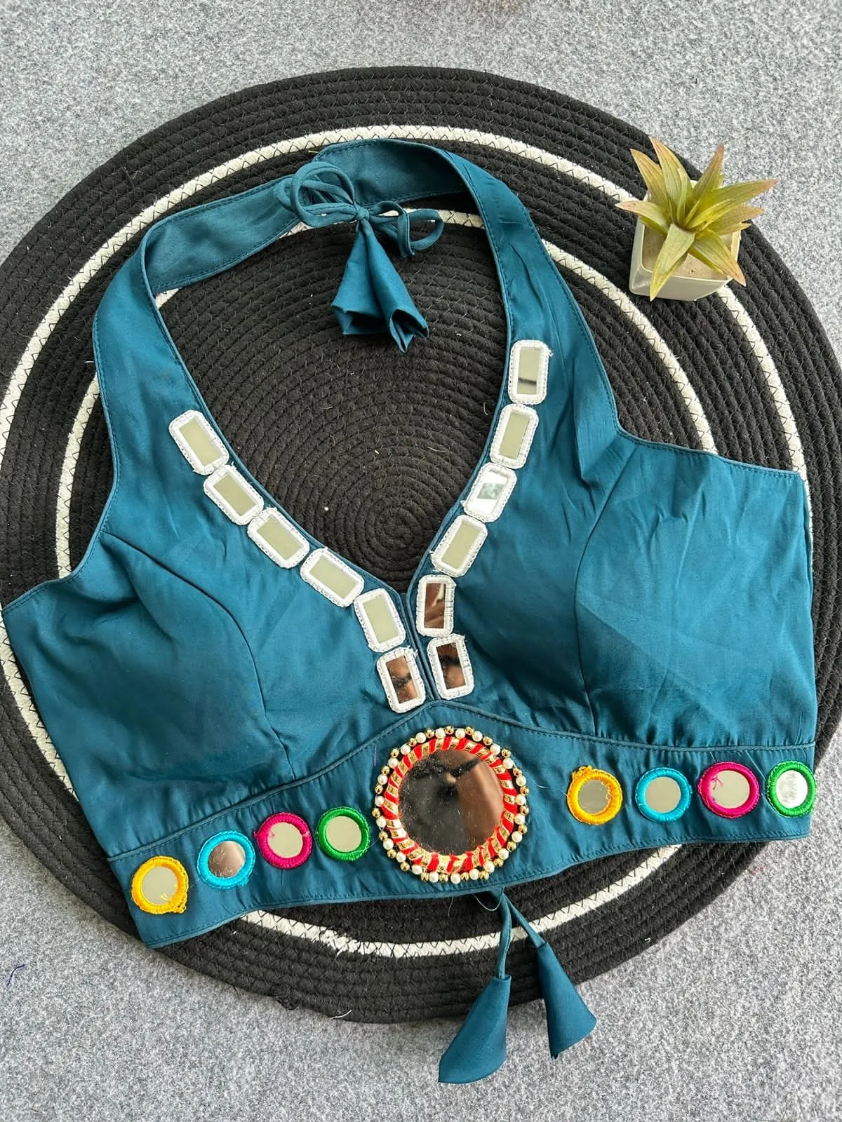 Ruhi Bangles Pure Roman Silk Blouse