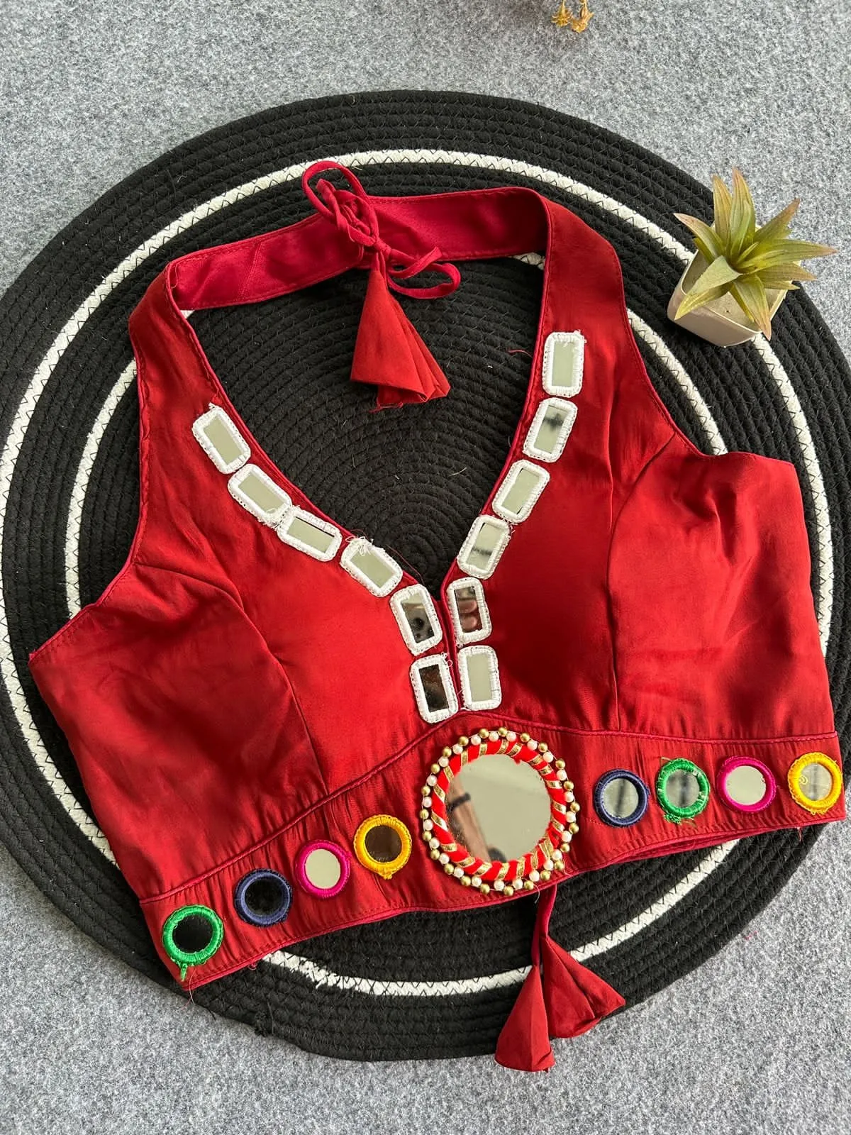 Ruhi Bangles Pure Roman Silk Blouse 10