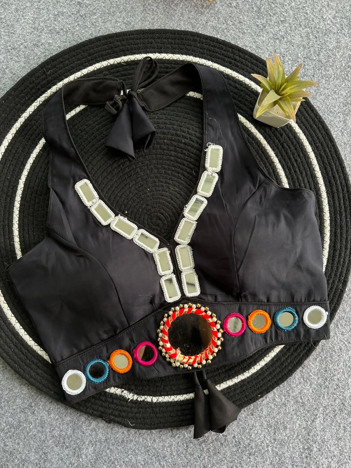 Ruhi Bangles Pure Roman Silk Blouse 11