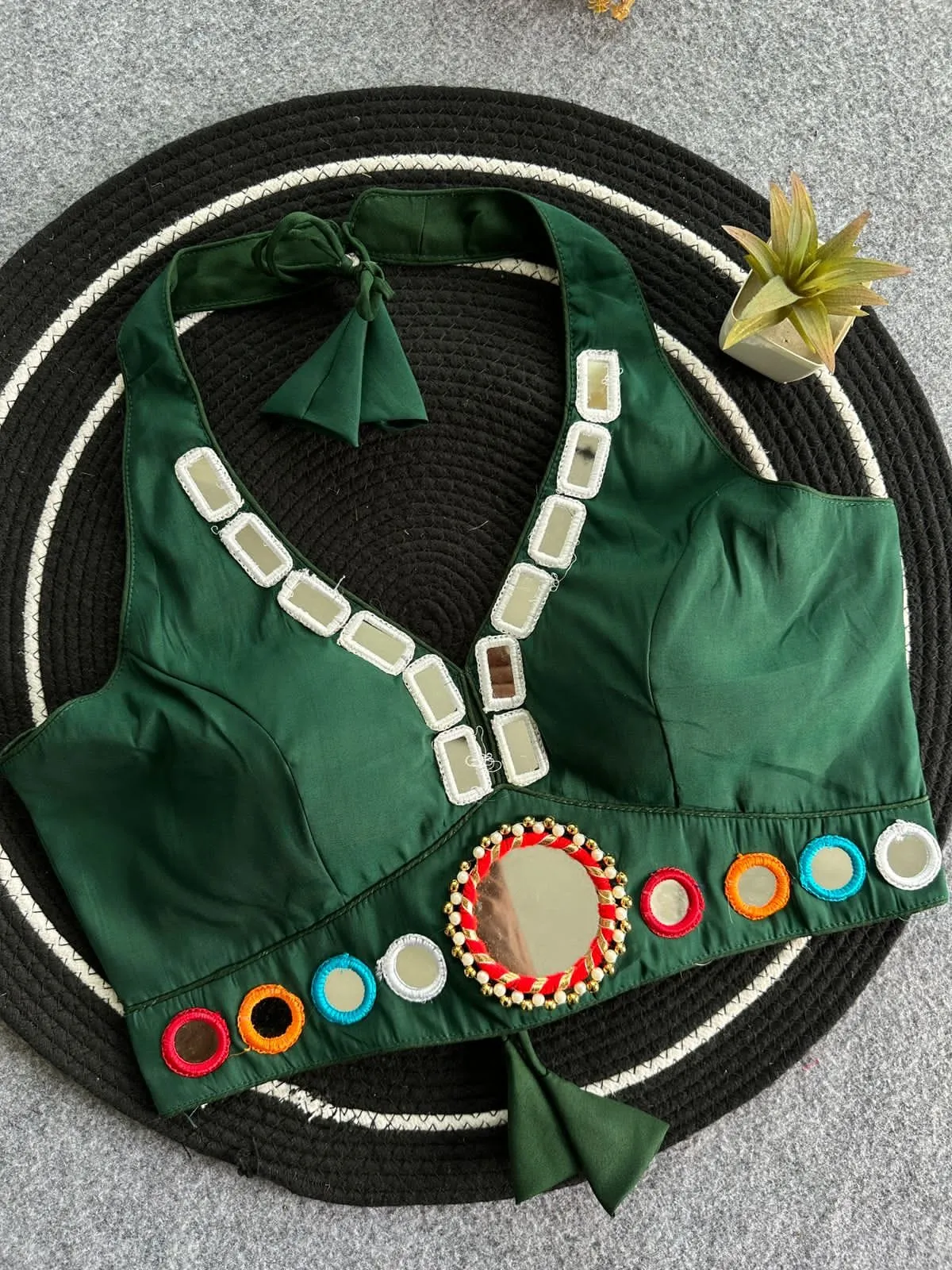 Ruhi Bangles Pure Roman Silk Blouse 4