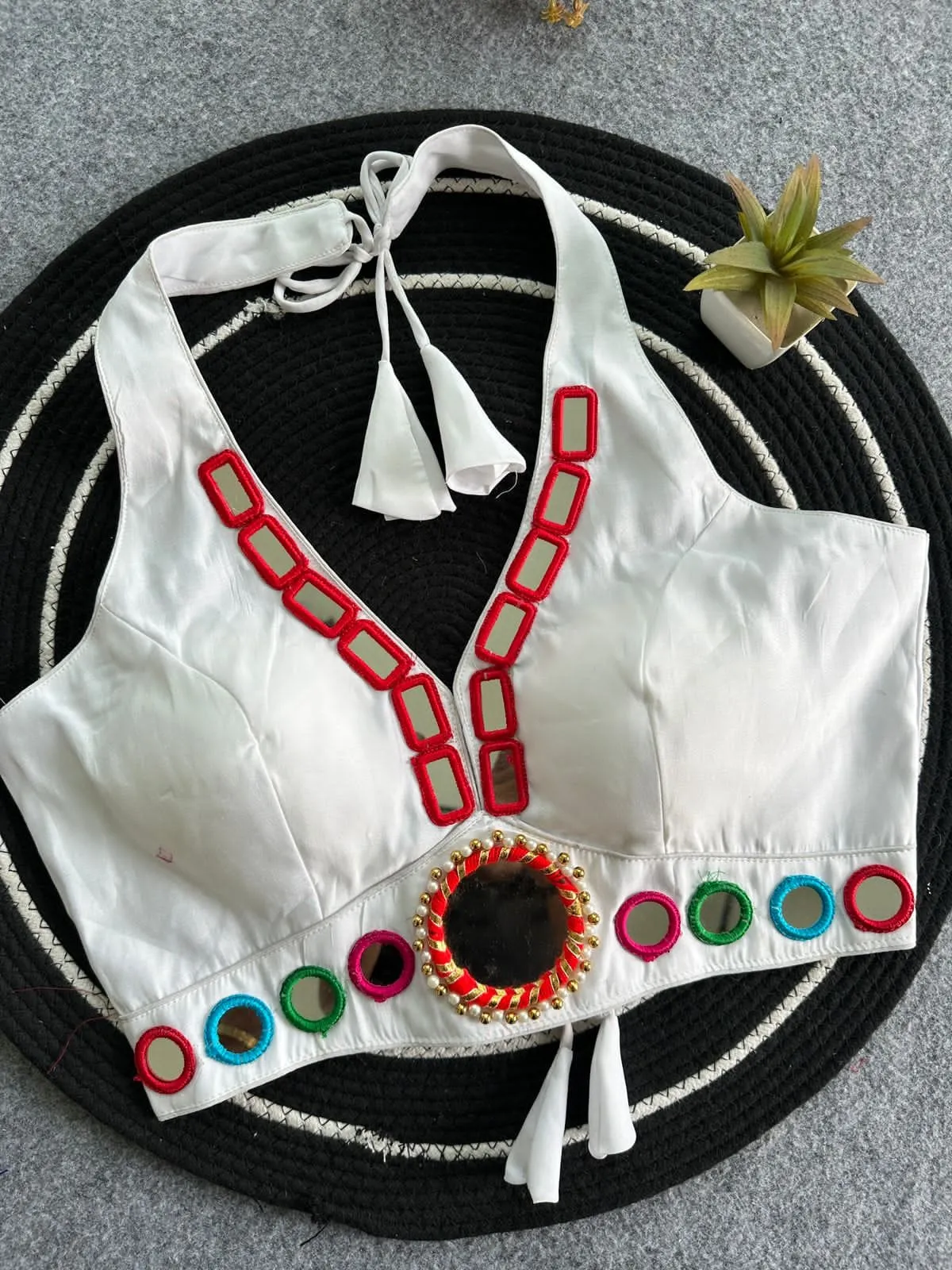 Ruhi Bangles Pure Roman Silk Blouse 5