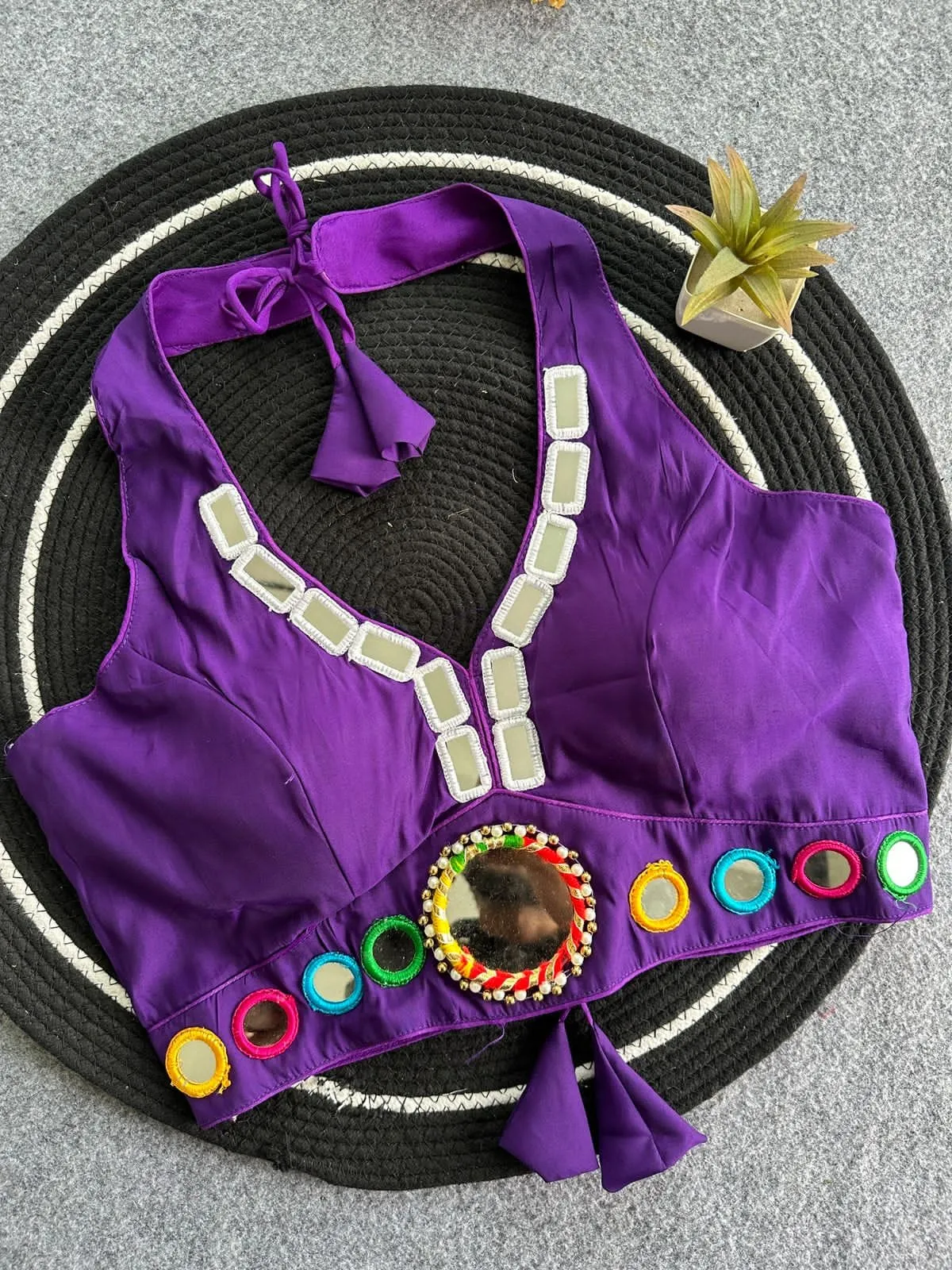 Ruhi Bangles Pure Roman Silk Blouse 6