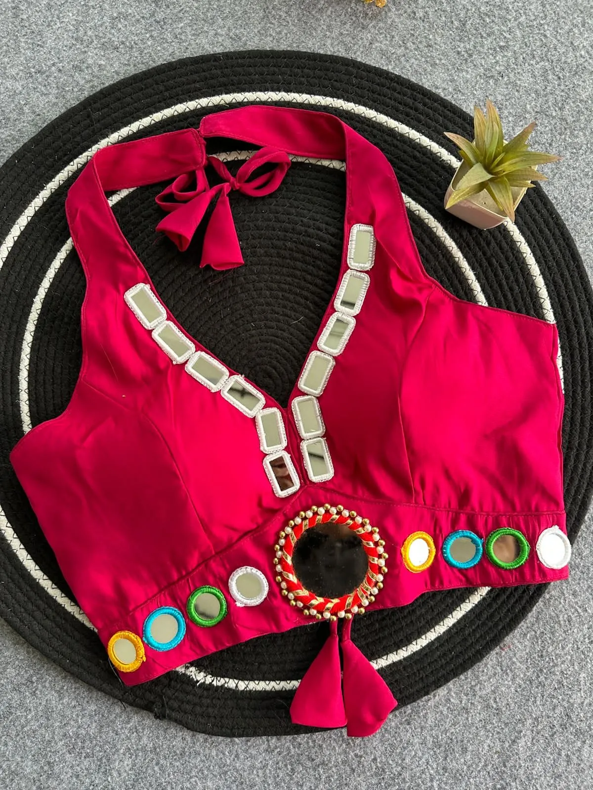 Ruhi Bangles Pure Roman Silk Blouse 9