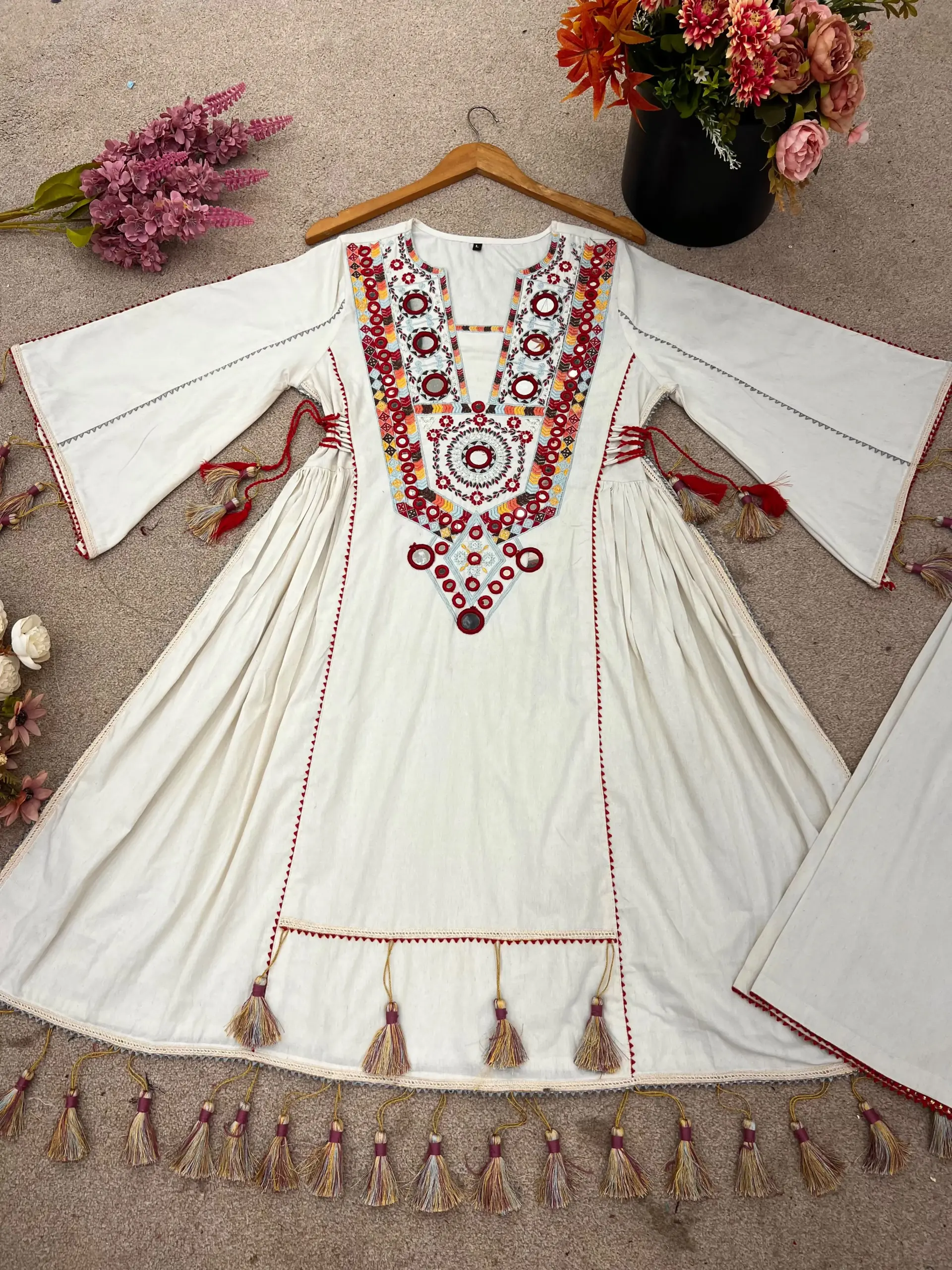 SRK 5286 Pure Khadi Cotton Readymade Dress 2