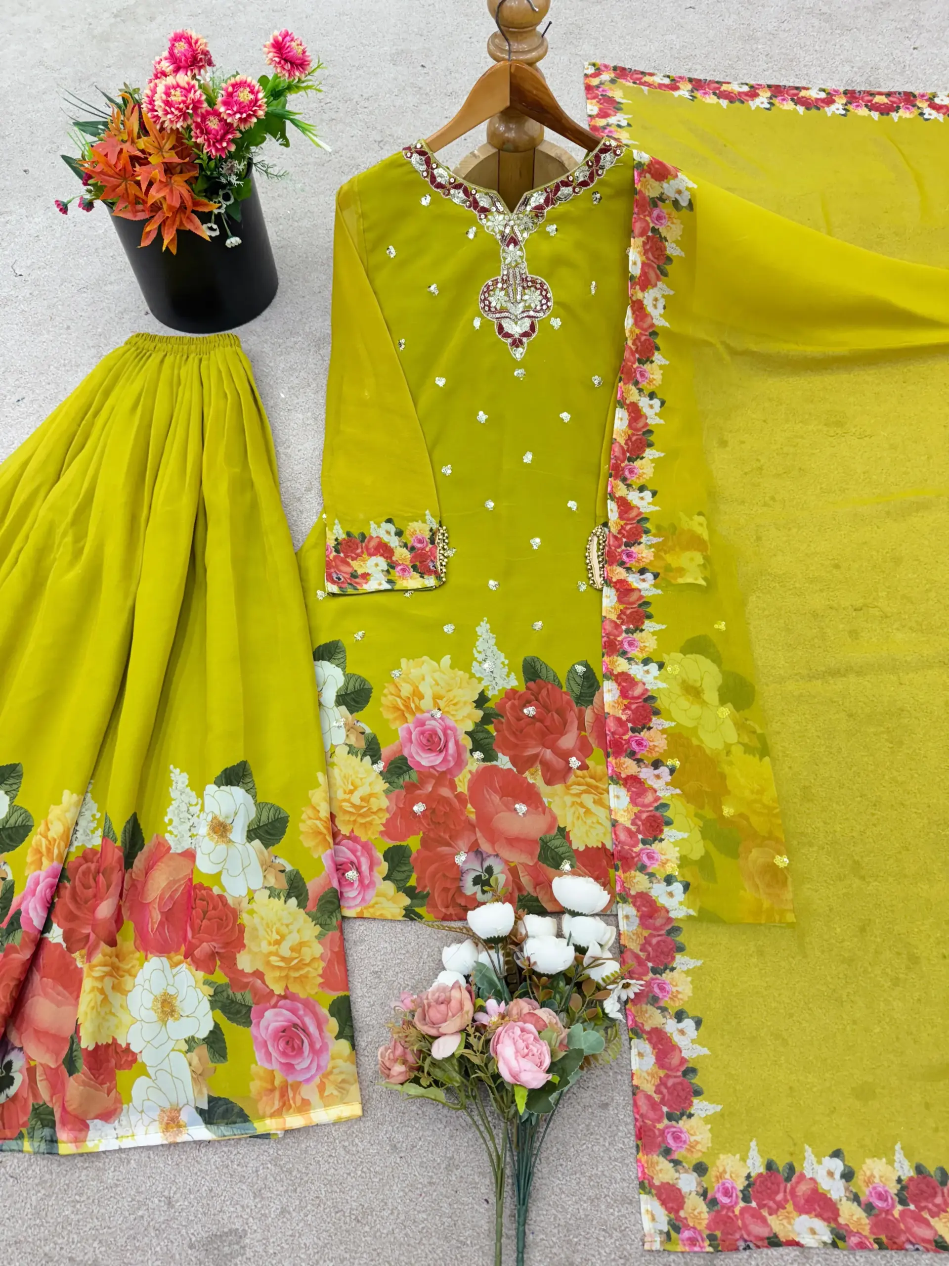 SRK 5301 Faux Georgette Readymade Dress 2