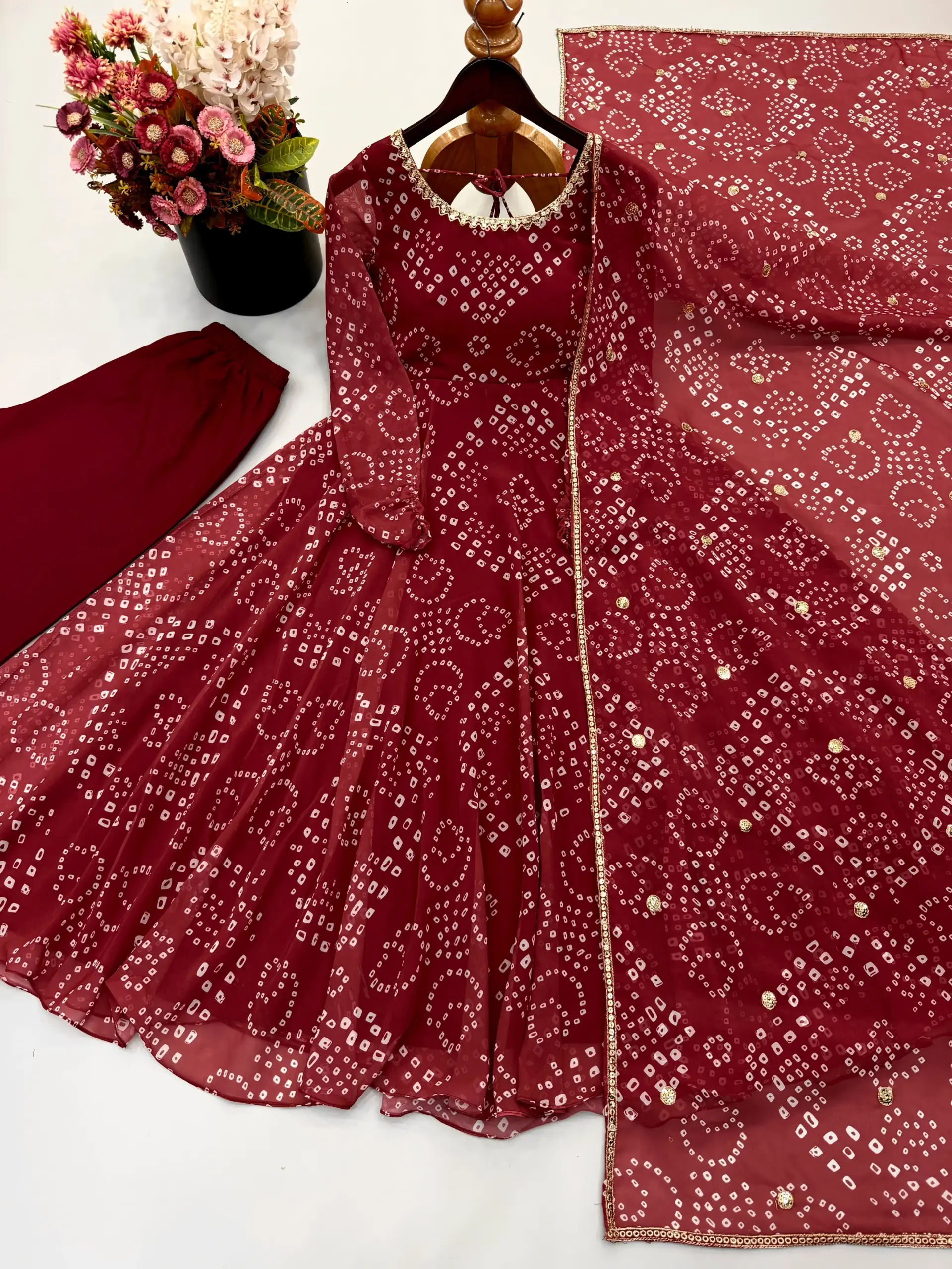 SRK 5368 Faux Georgette Readymade Dress 2