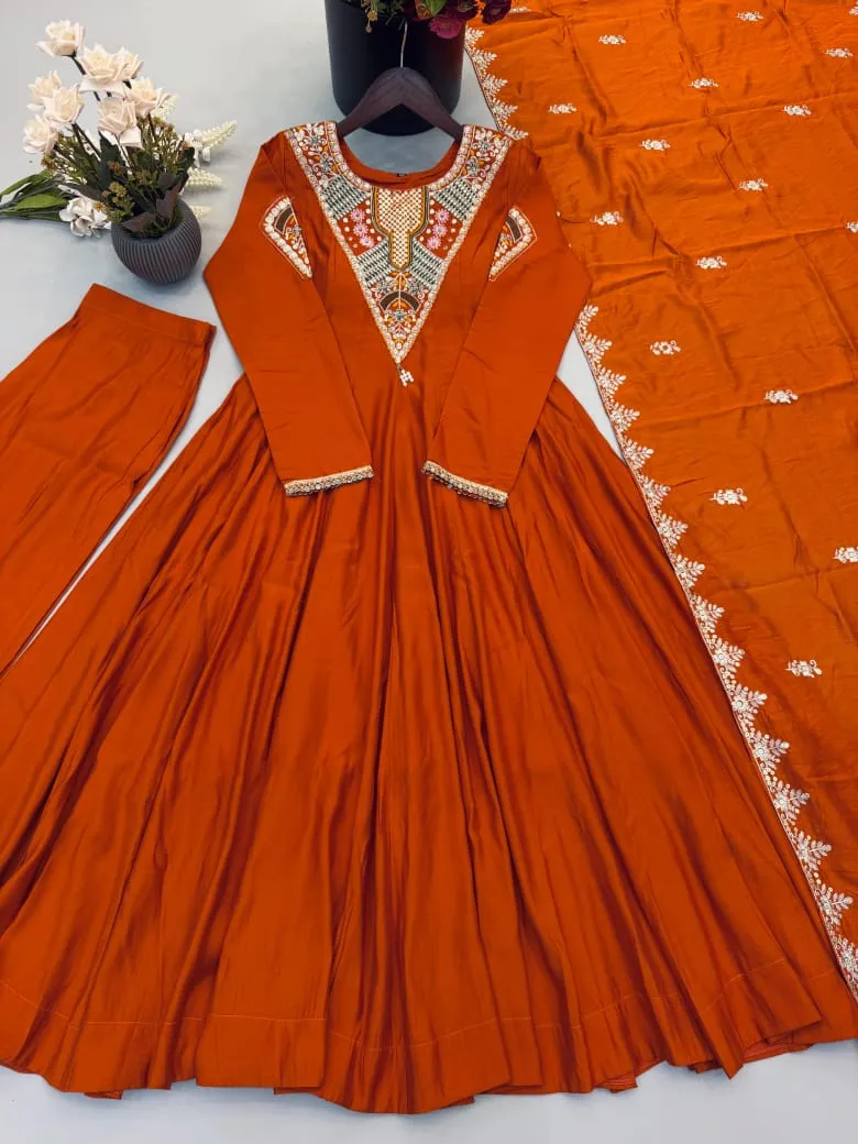 SRK 5370 Roman Silk Gown 2