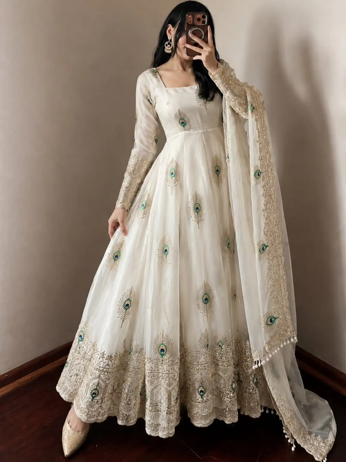 SRK 5372 Fendy Silk Readymade Dress 2