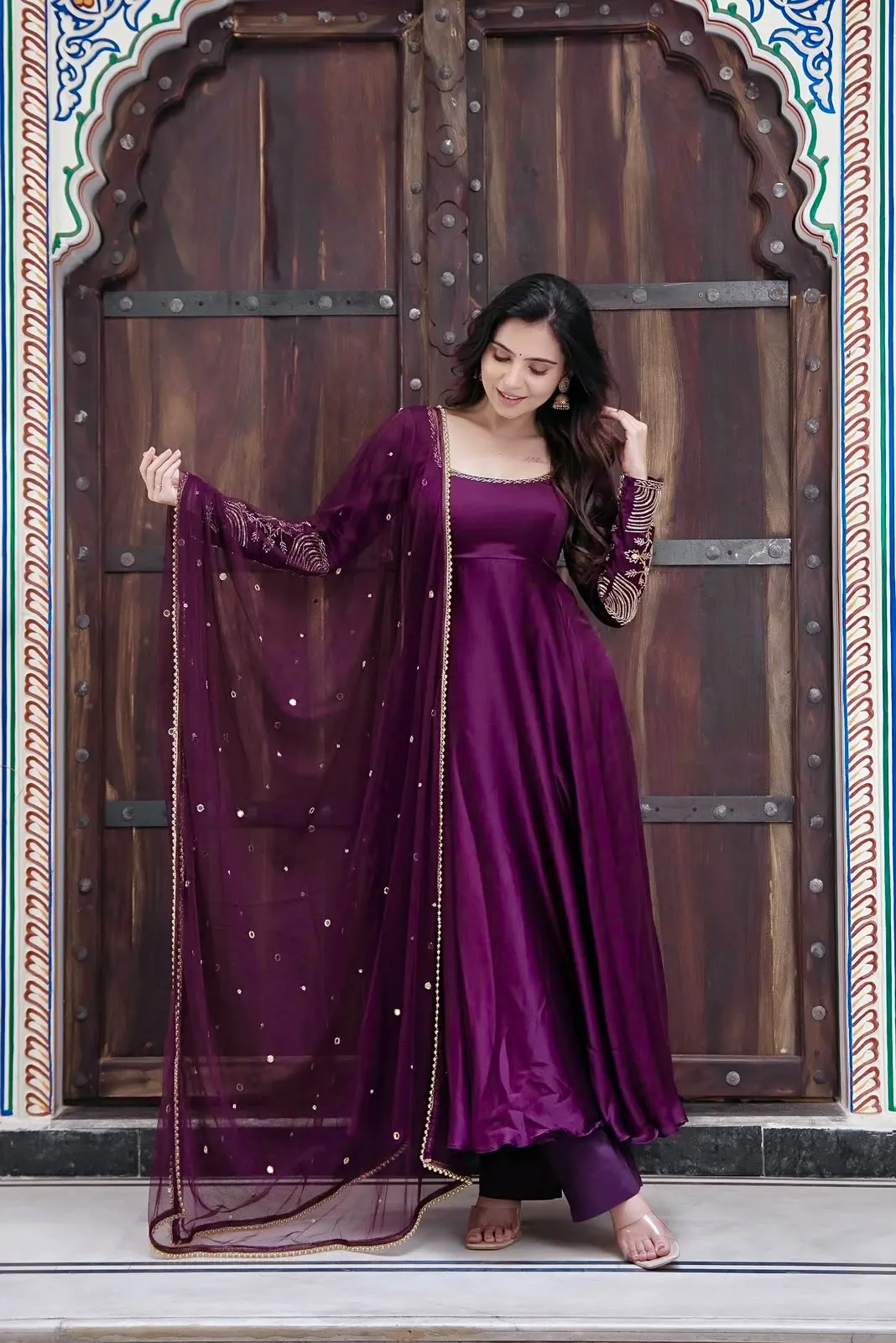 SRK 5373 Upada Silk Readymade Dress 2
