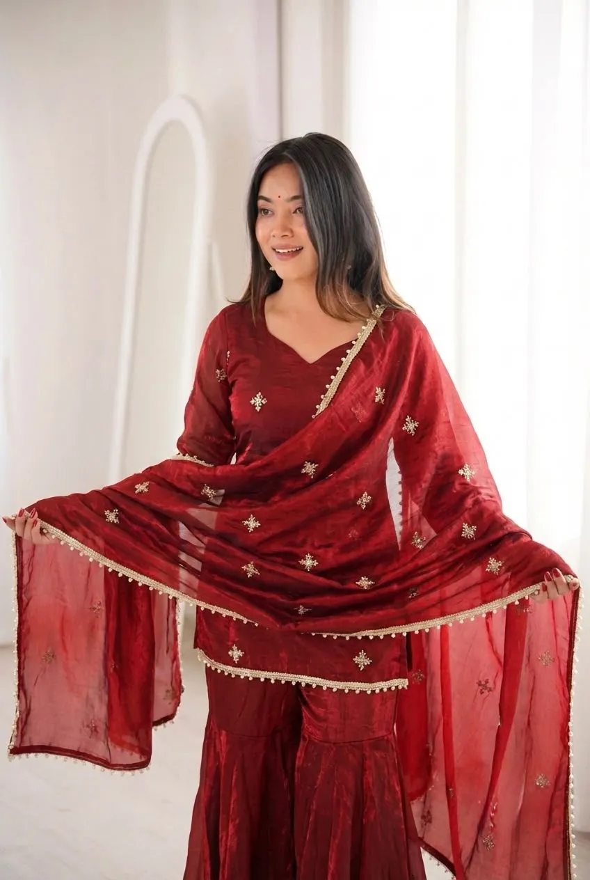 ZSR 3159 Fendy Silk Readymade Dress