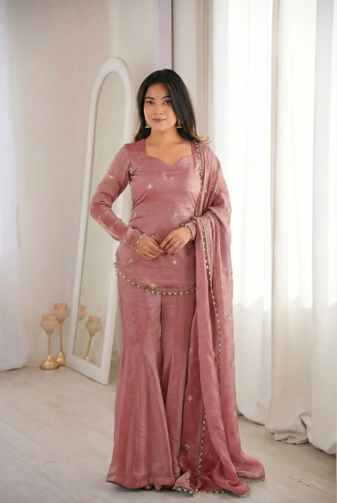 ZSR 3159 Fendy Silk Readymade Dress 2