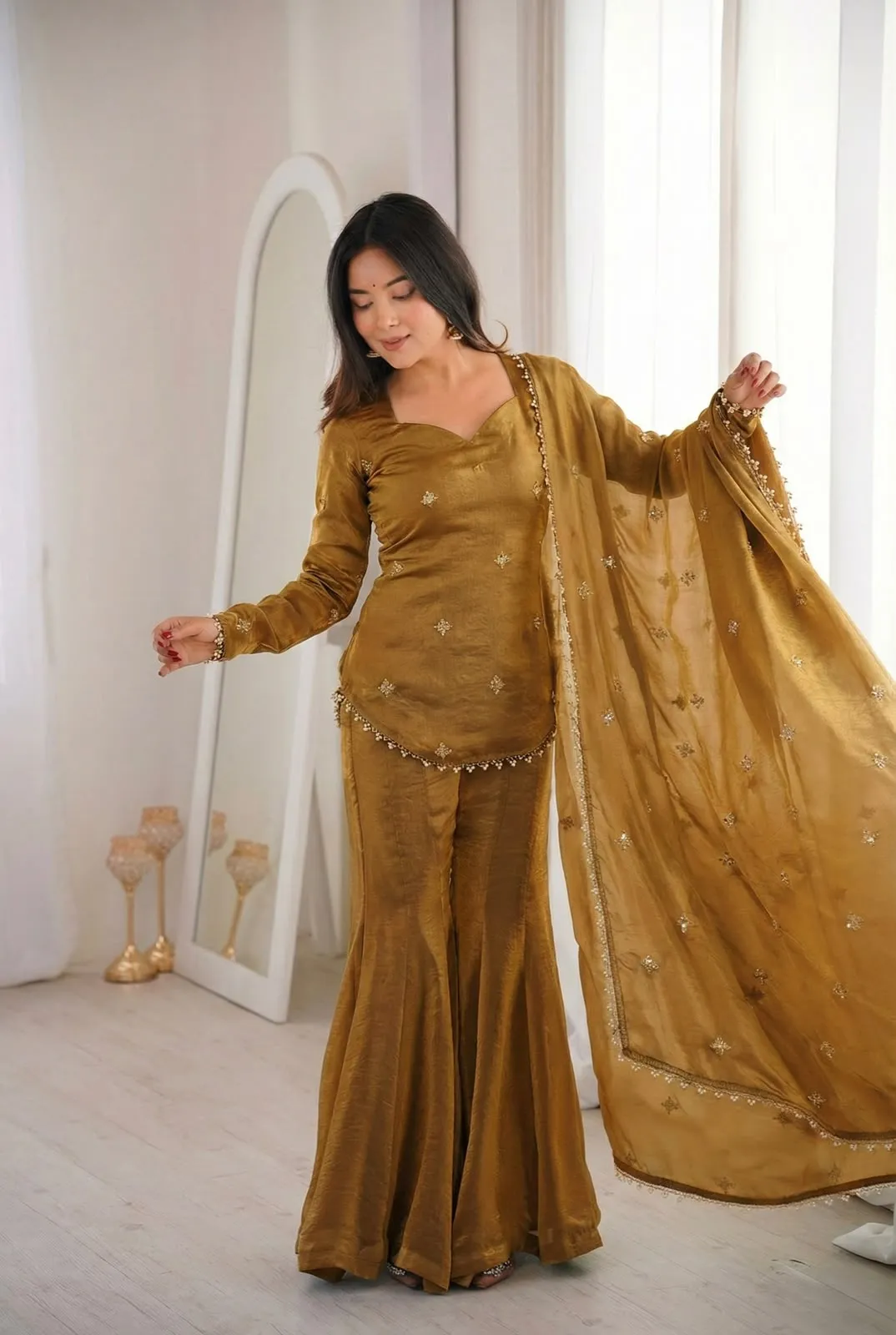 ZSR 3159 Fendy Silk Readymade Dress 5