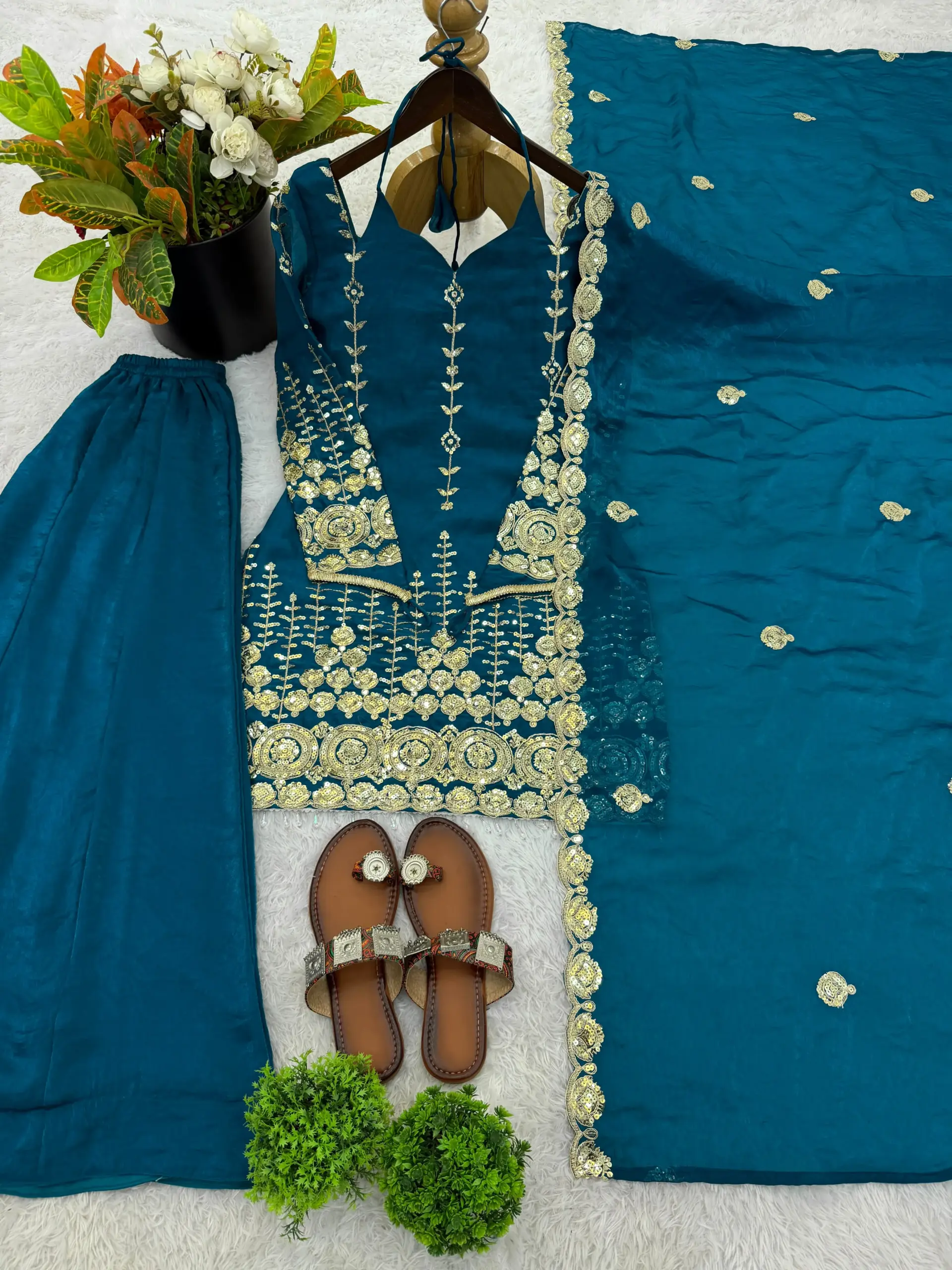 ZSR 3172 Fendy Silk Readymade Dress 2
