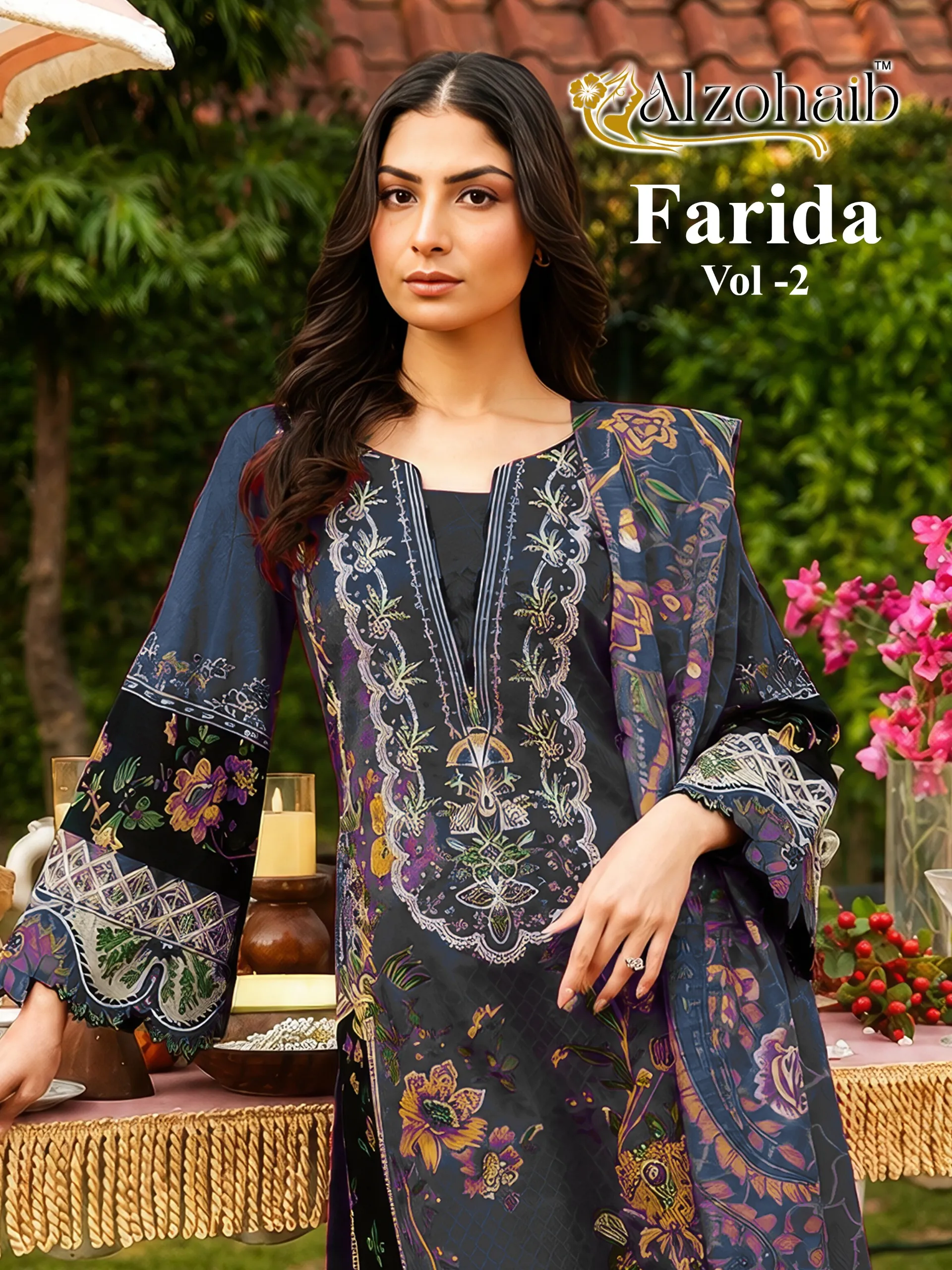 2 Az 1612 1613 1618 1619 Pure Cotton Pakistani Suits