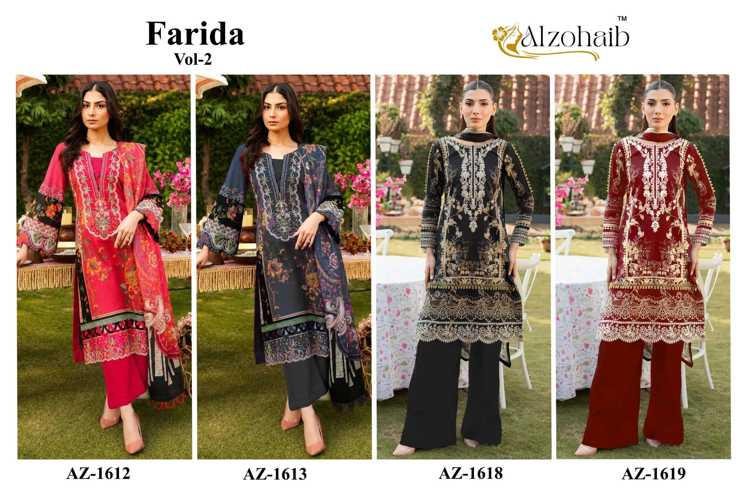 2 Az 1612 1613 1618 1619 Pure Cotton Pakistani Suits 3