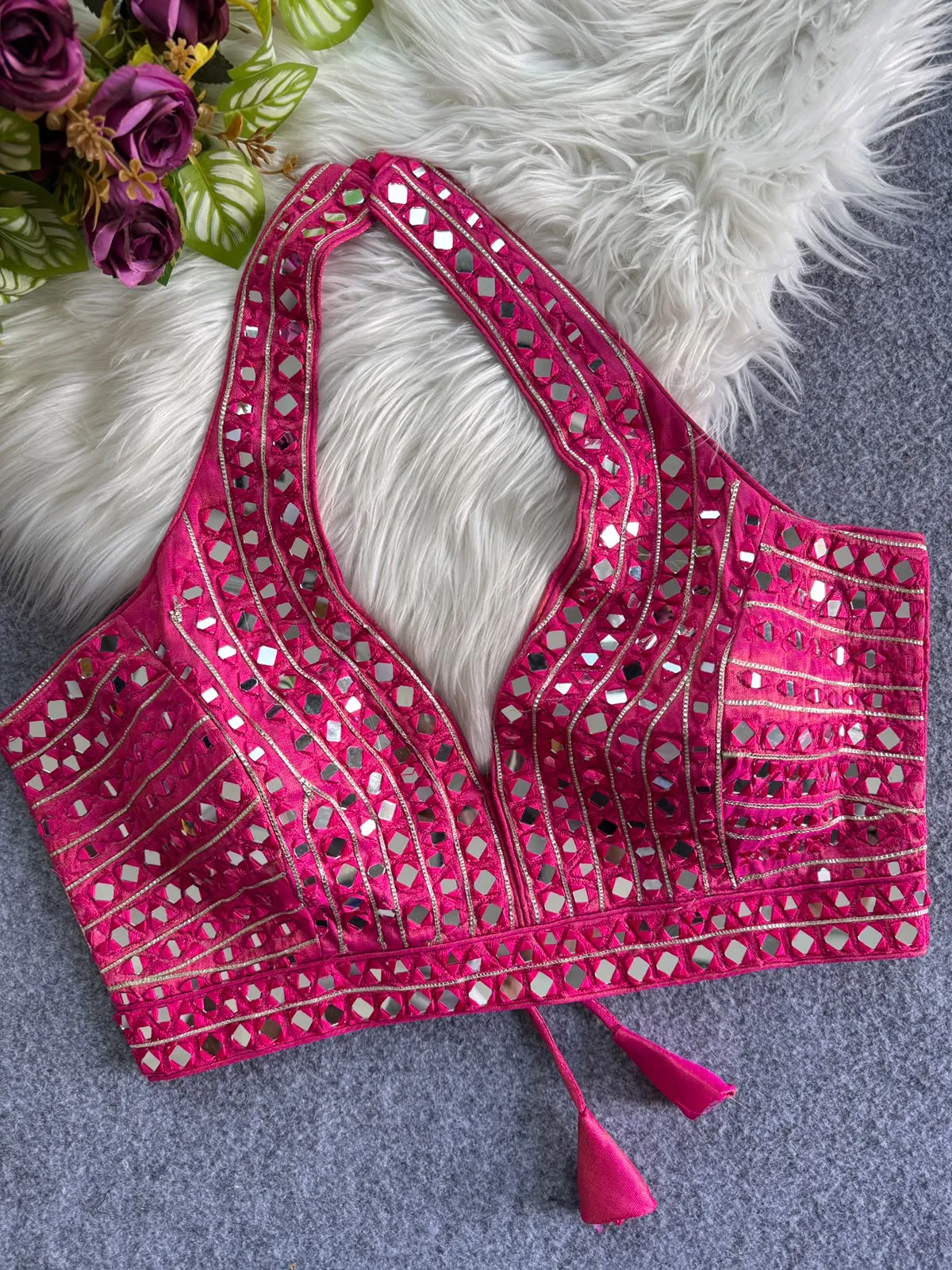 2026 Navratri South Silk Blouse 1
