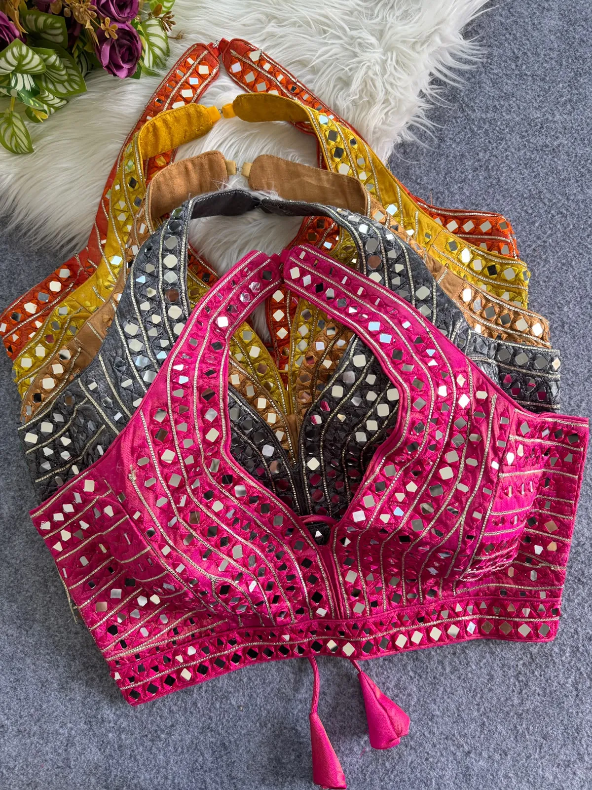 2026 Navratri South Silk Blouse 2